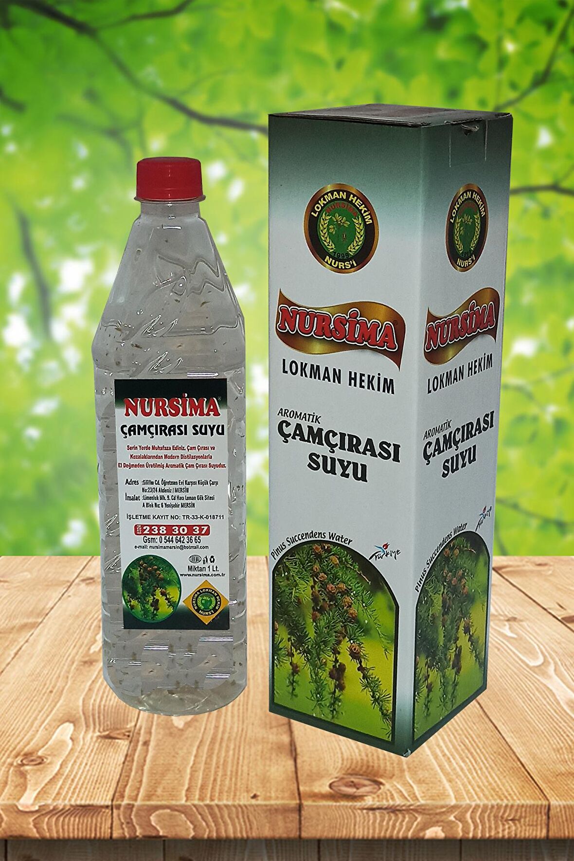 Aromatik Çam Çırası Suyu 1 Litre