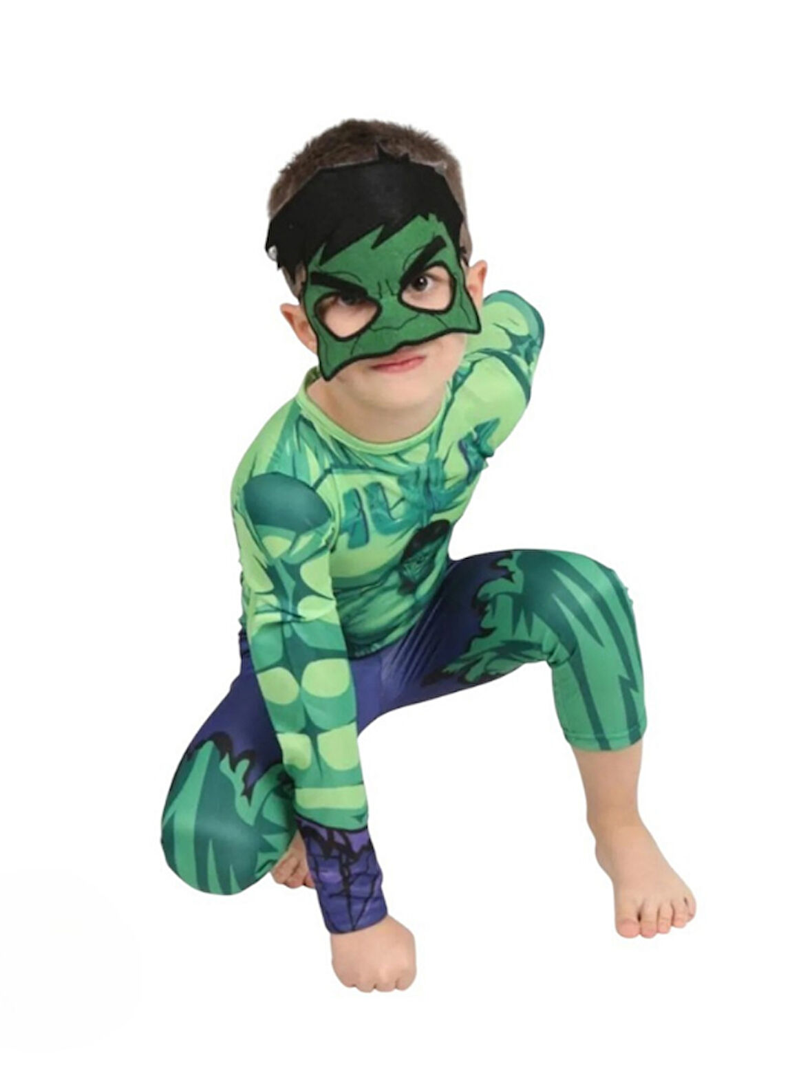 Hulk Kassız Çocuk Kostümü