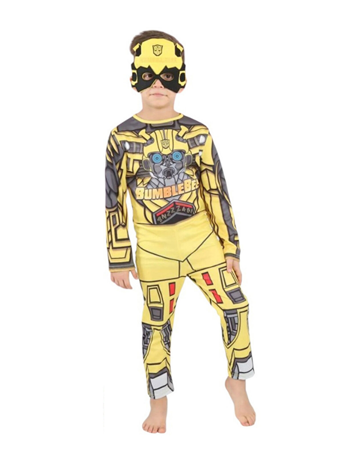 Bumblebee Kassız Çocuk Kostümü