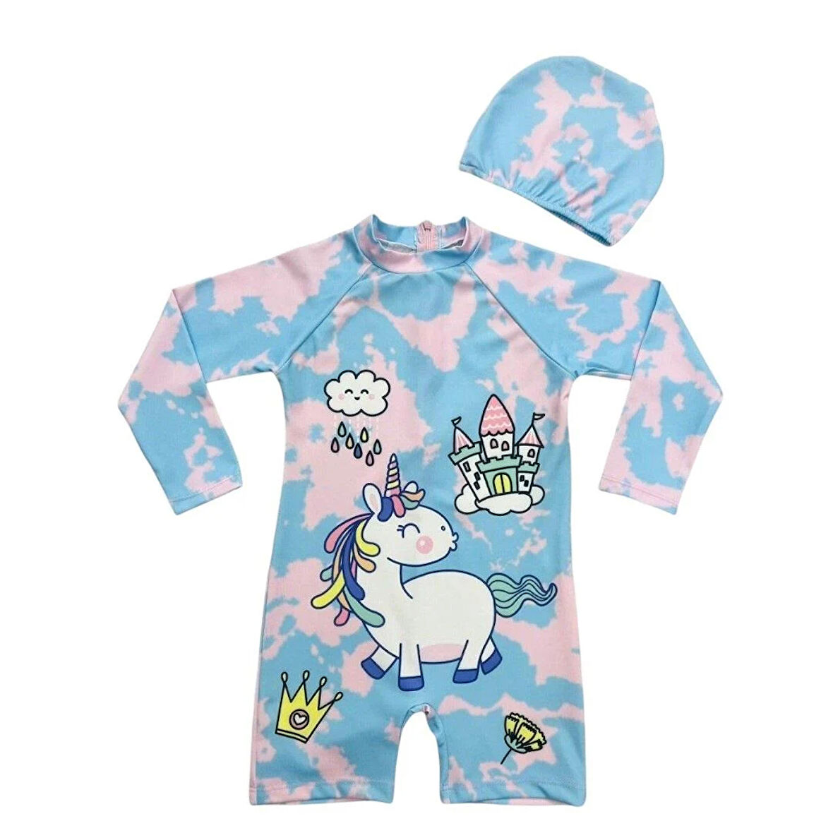 Unicorn Uzun Kollu Mayo - Mavi