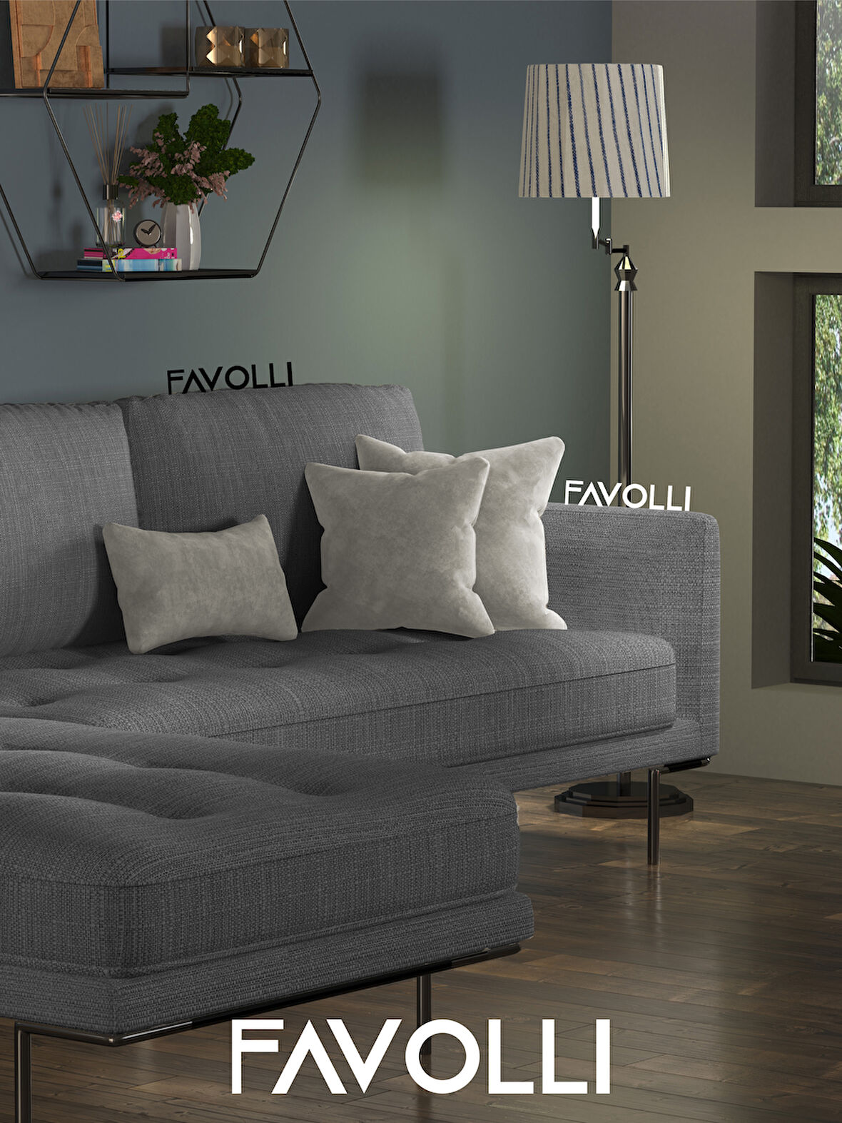 FAVOLLİ Kadife Dokulu Ekru Renk Kırlent Kılıfı Dream Serisi Punch Için Uygun Gizli Fermuar