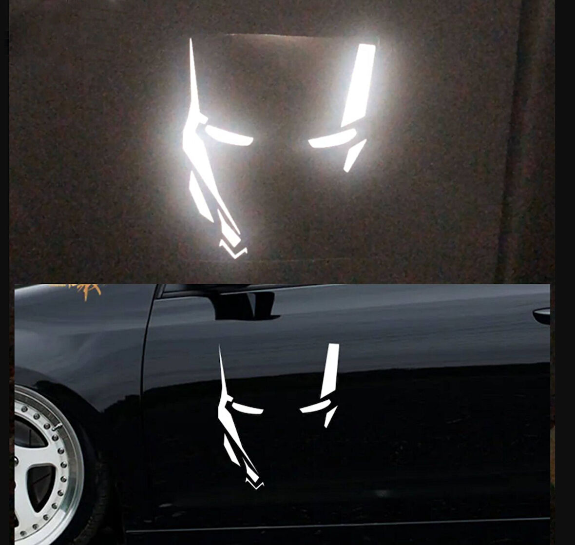 Iron Man Sticker Demir Adam Reflektörlü Sticker Ironman Yapıştırma