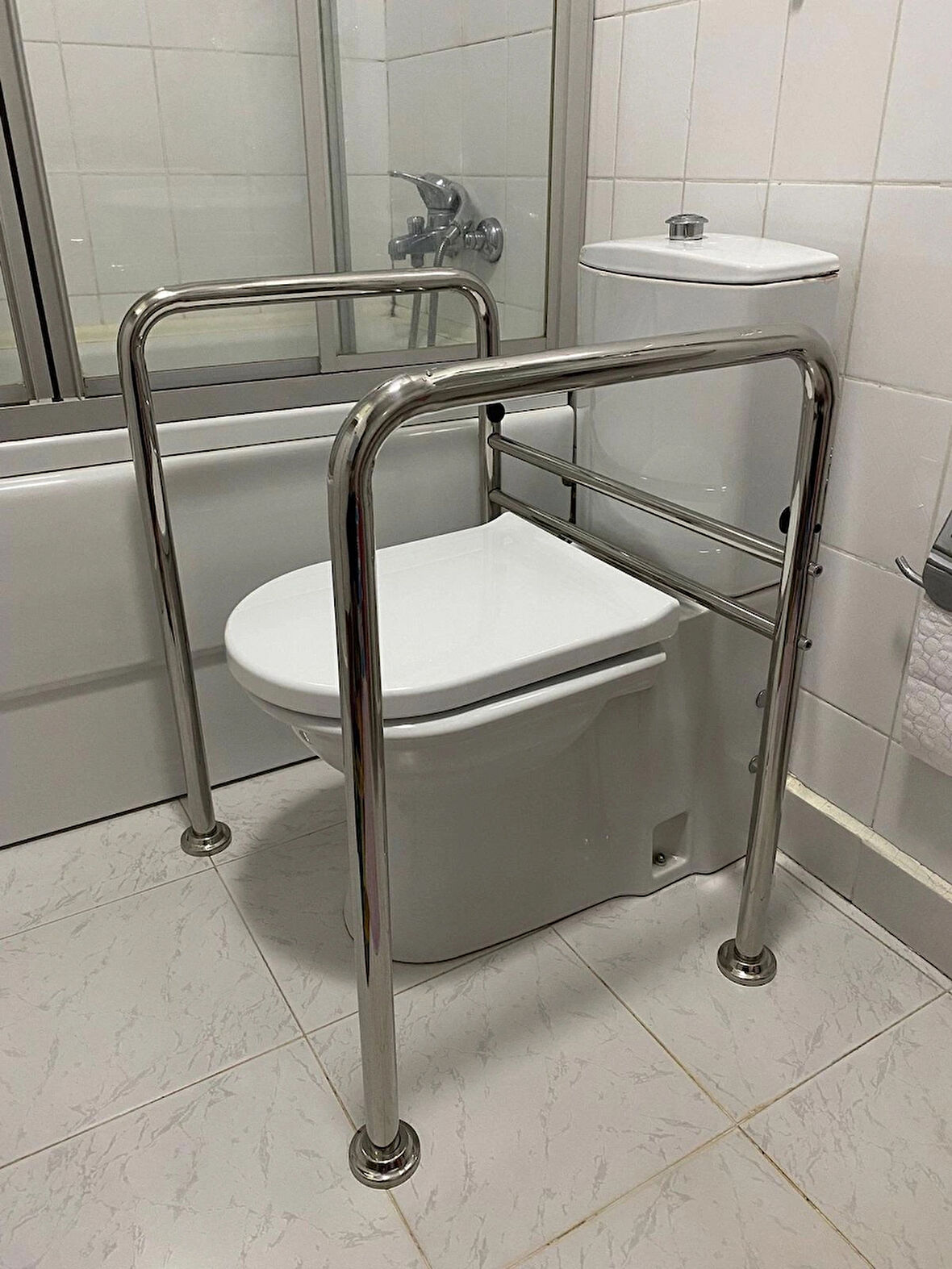 Dekosan Engelli Klozet Yanı Tutunma Barı - Bedensel Engelliler İçin