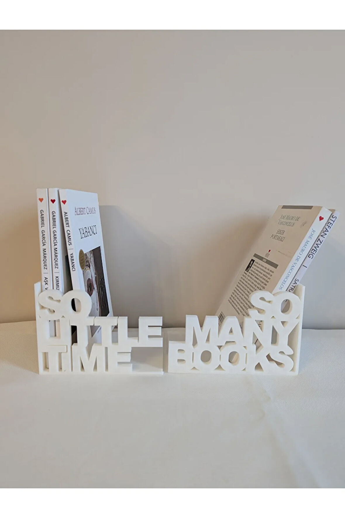 Just3dprintings "So Many Books, So Little Time" Kitap Tutucu