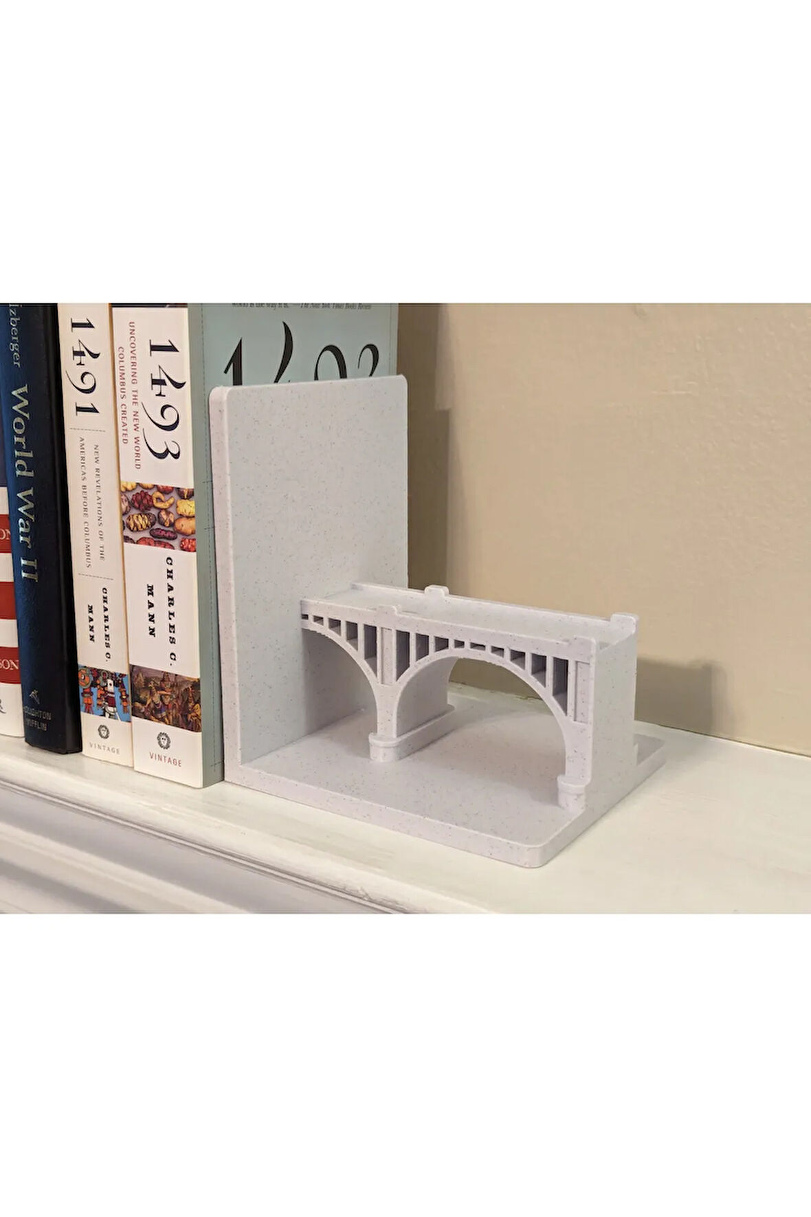 Just3dprintings Köprü Tasarımlı Kitap Tutucu