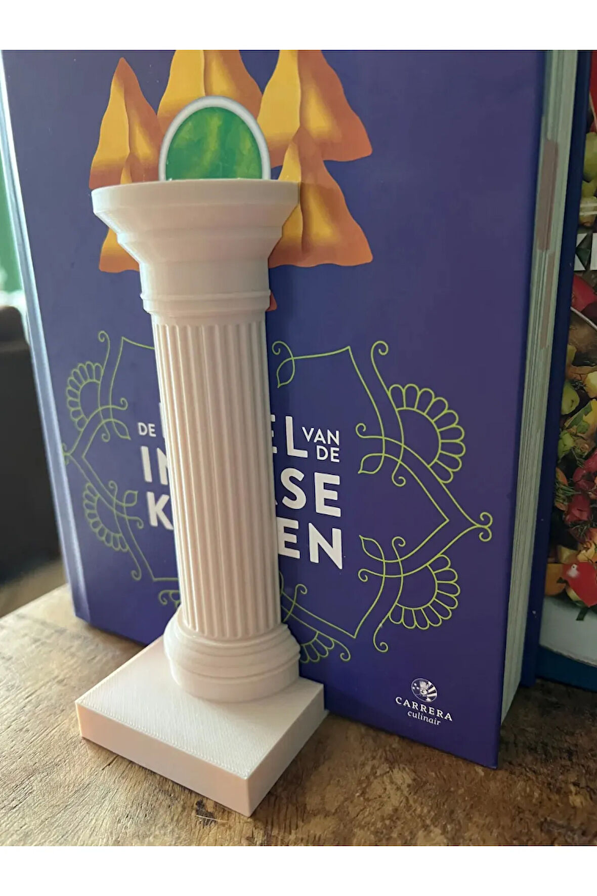 Just3dprintings Mono Roma Sütunu Kitap Tutucu - Dekoratif Antik Tasarım