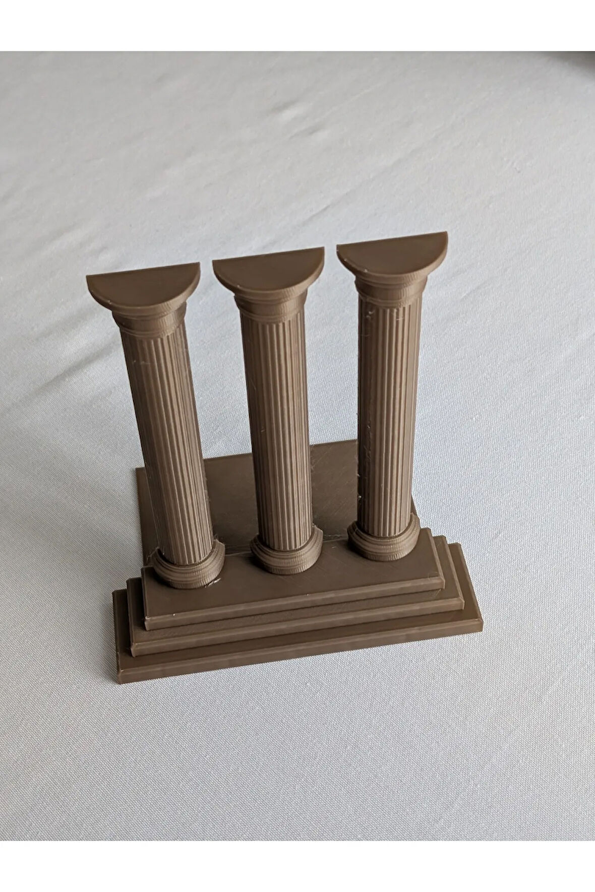 Just3dprintings Roma Sütunu Kitap Tutucu - Dekoratif Antik Tasarım
