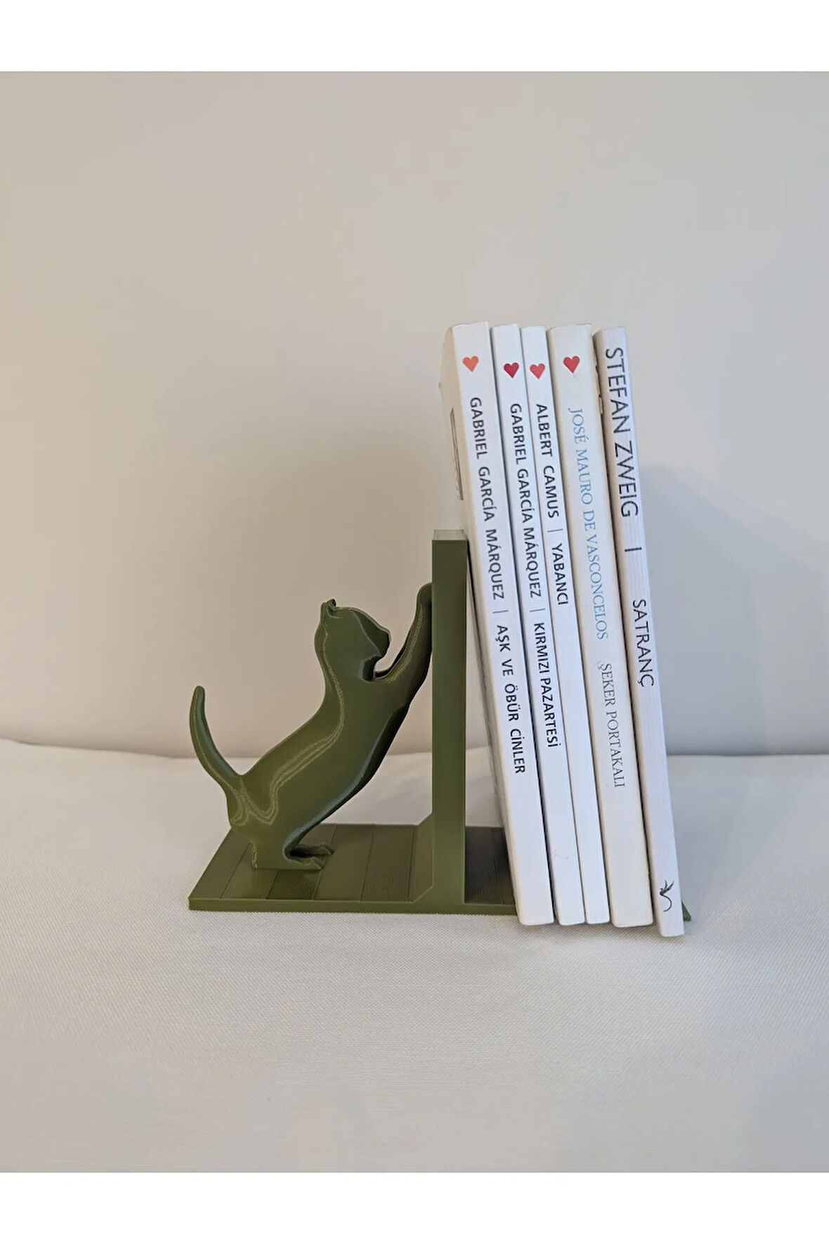 Just3dprintings Sevimli Kedi Kitap Tutucu