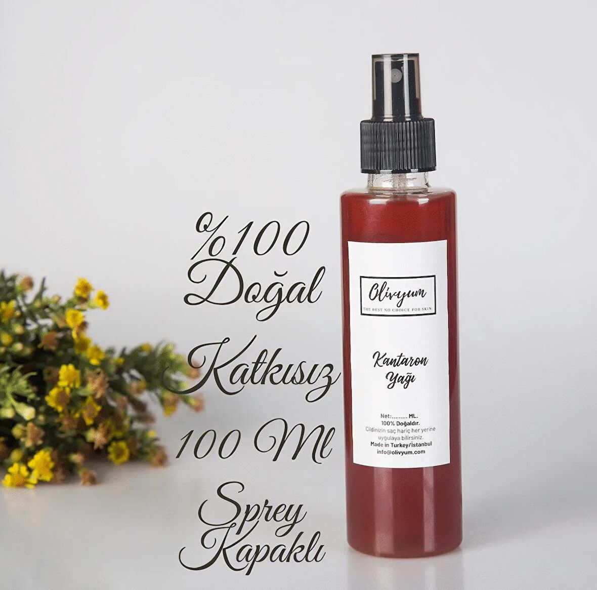 Sarı Kantaron Yağı 150 ml %100 Doğal Köy Ürünü