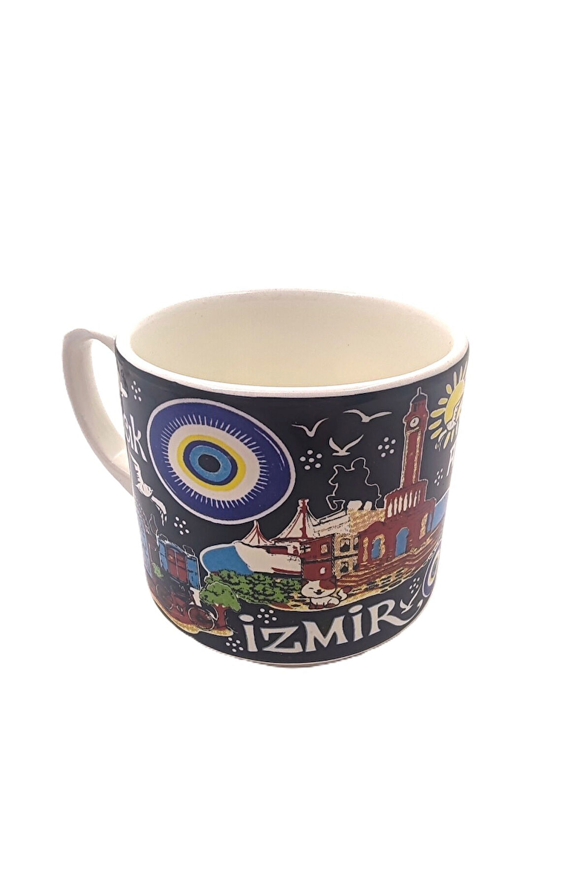 EL İŞÇİLİĞİ VE İZMİR TEMALI ÇİNİ KUPA
