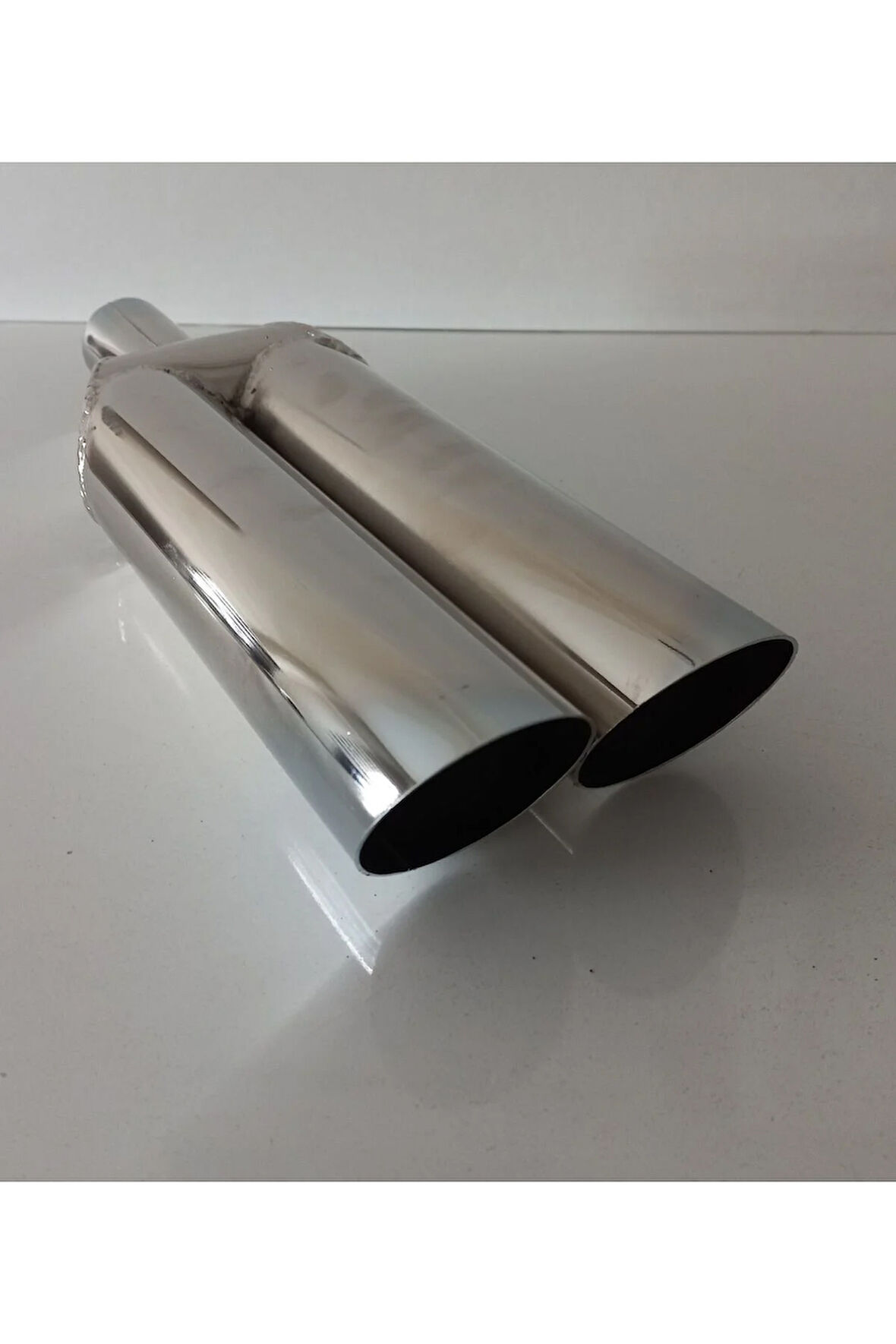 Kurt Egzoz Ses Çıkaran Model  nikelaj sesli çift çıkış eksoz ucu