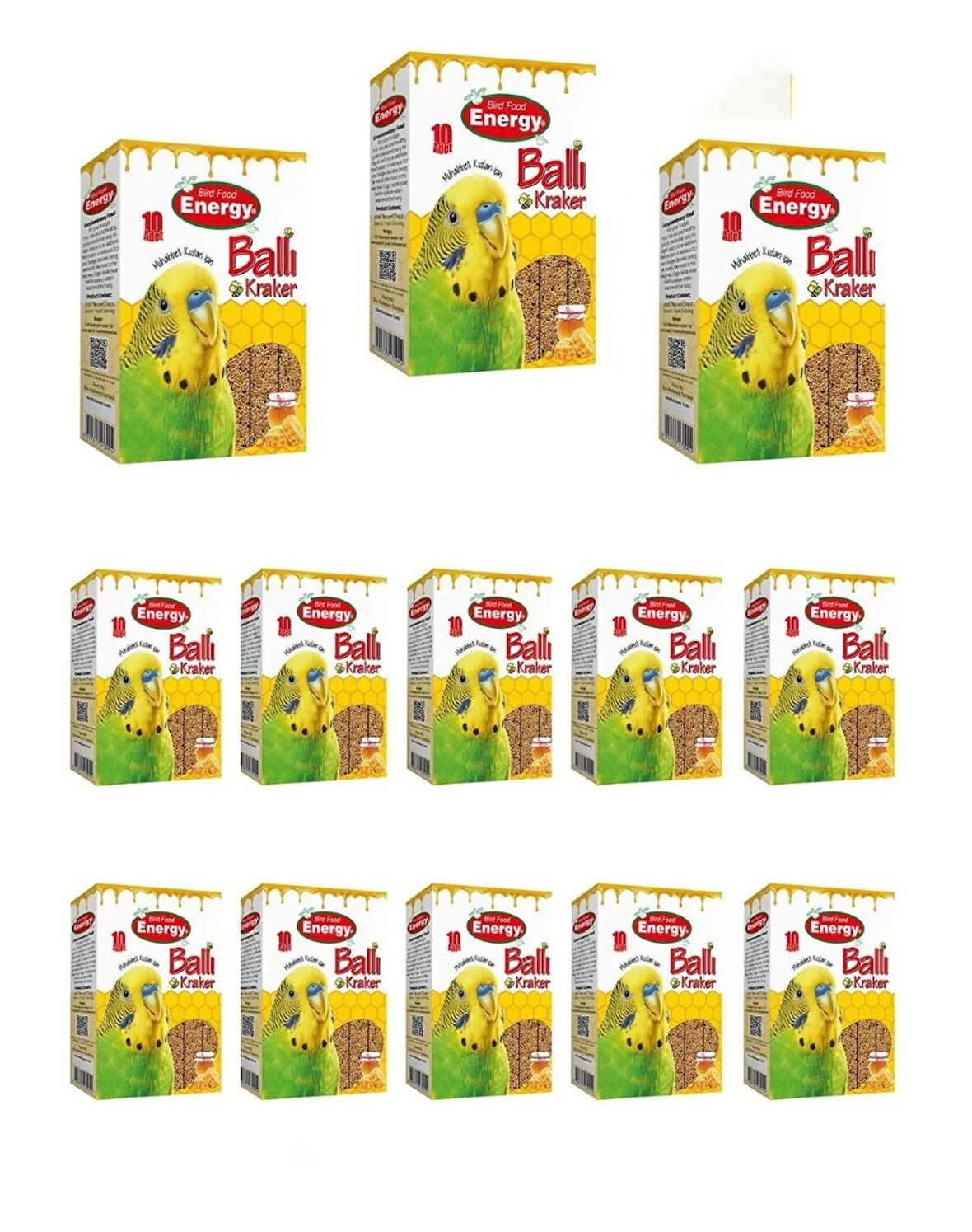 Energy Kuş krakeri Ballı 10 lu - 13 Paket 