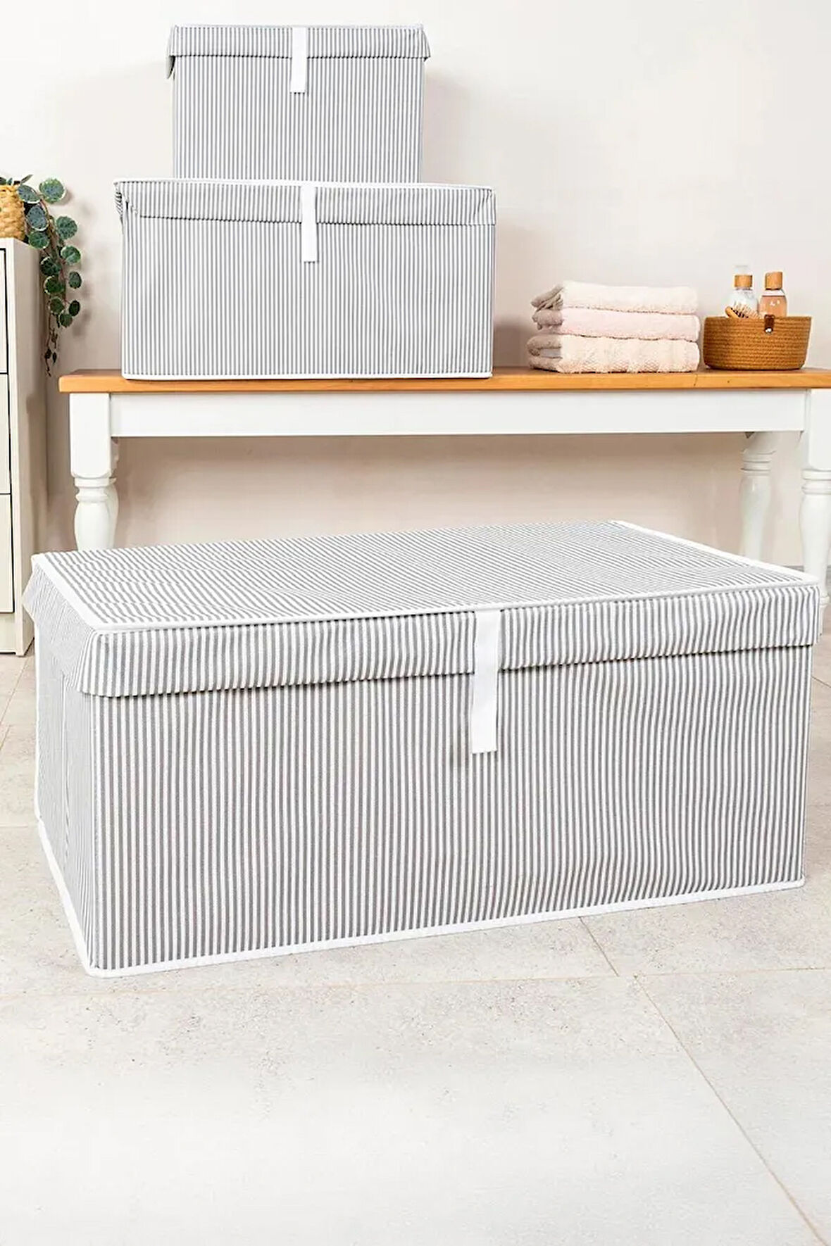 ALAS Çok Amaçlı Kutu Megaplus 70x40x30 Cm Tela (Yıkanamaz)