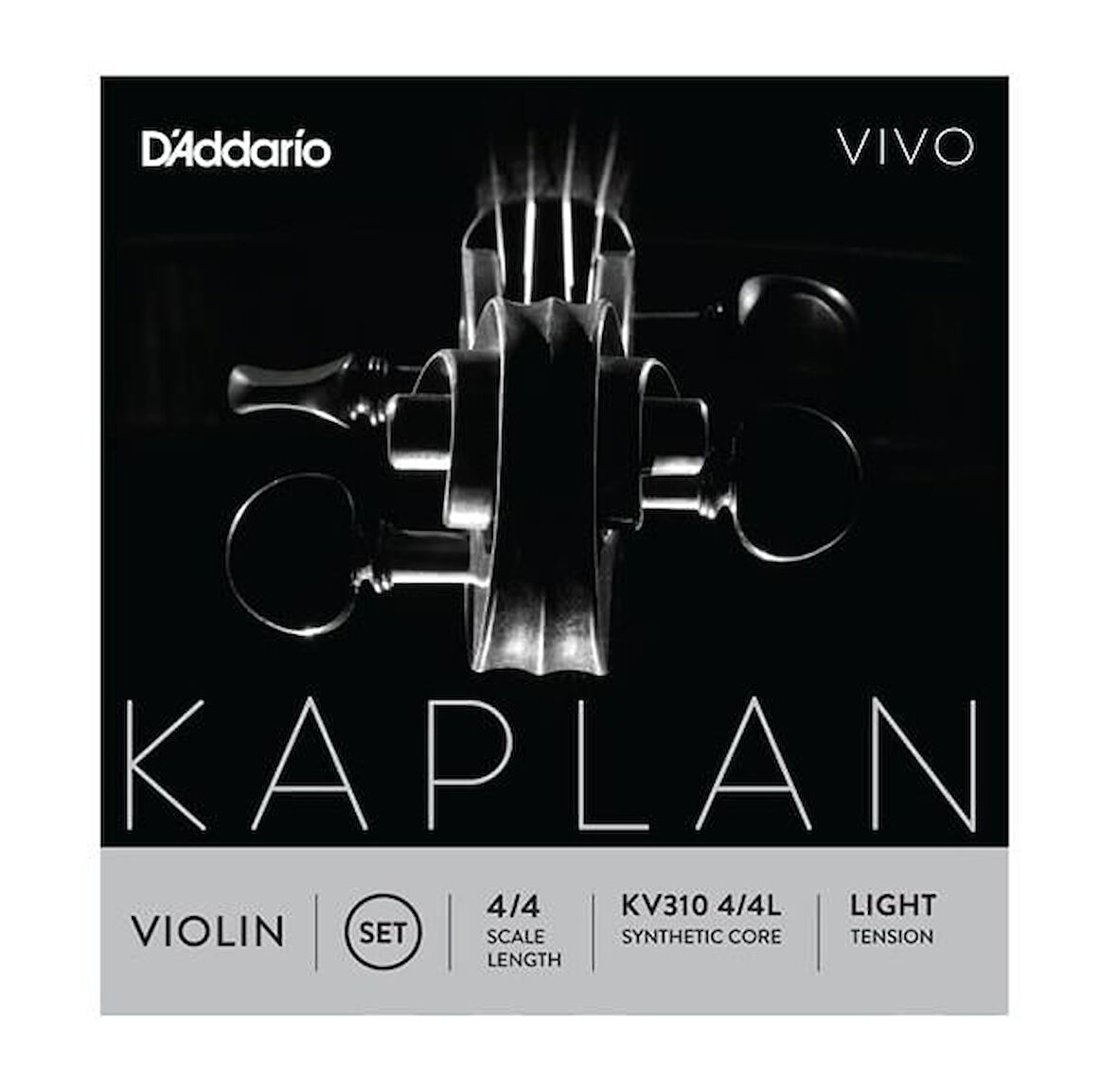 DADDARIO KV310L KEMAN TEL SETİ, KAPLAN VIVO, 4/4, LIGHT