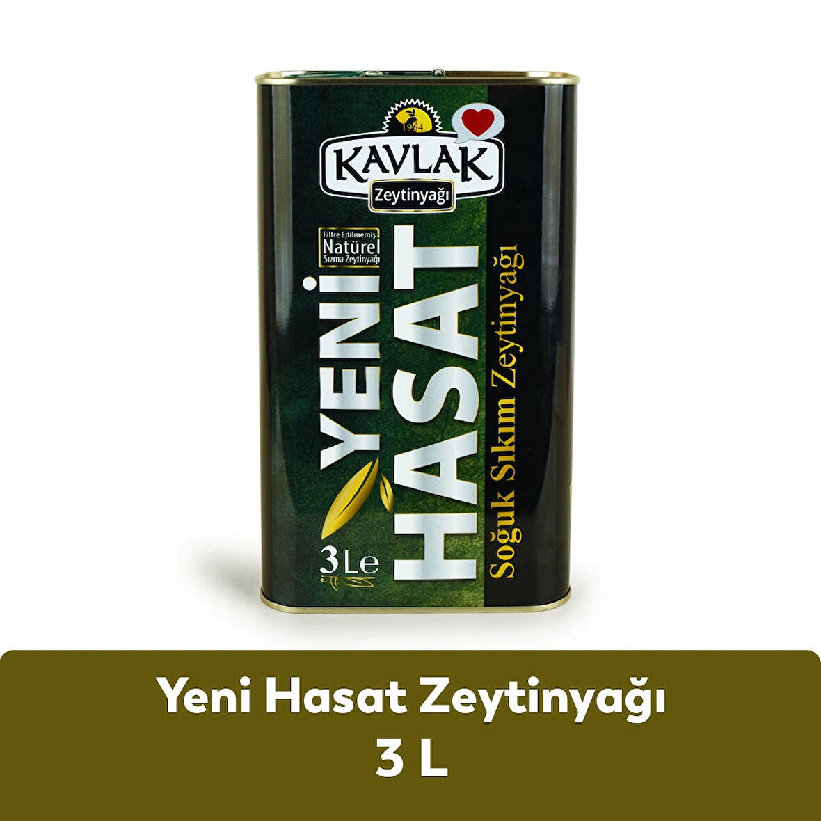 Kavlak Yeni Hasat Zeytinyağı 3 LT