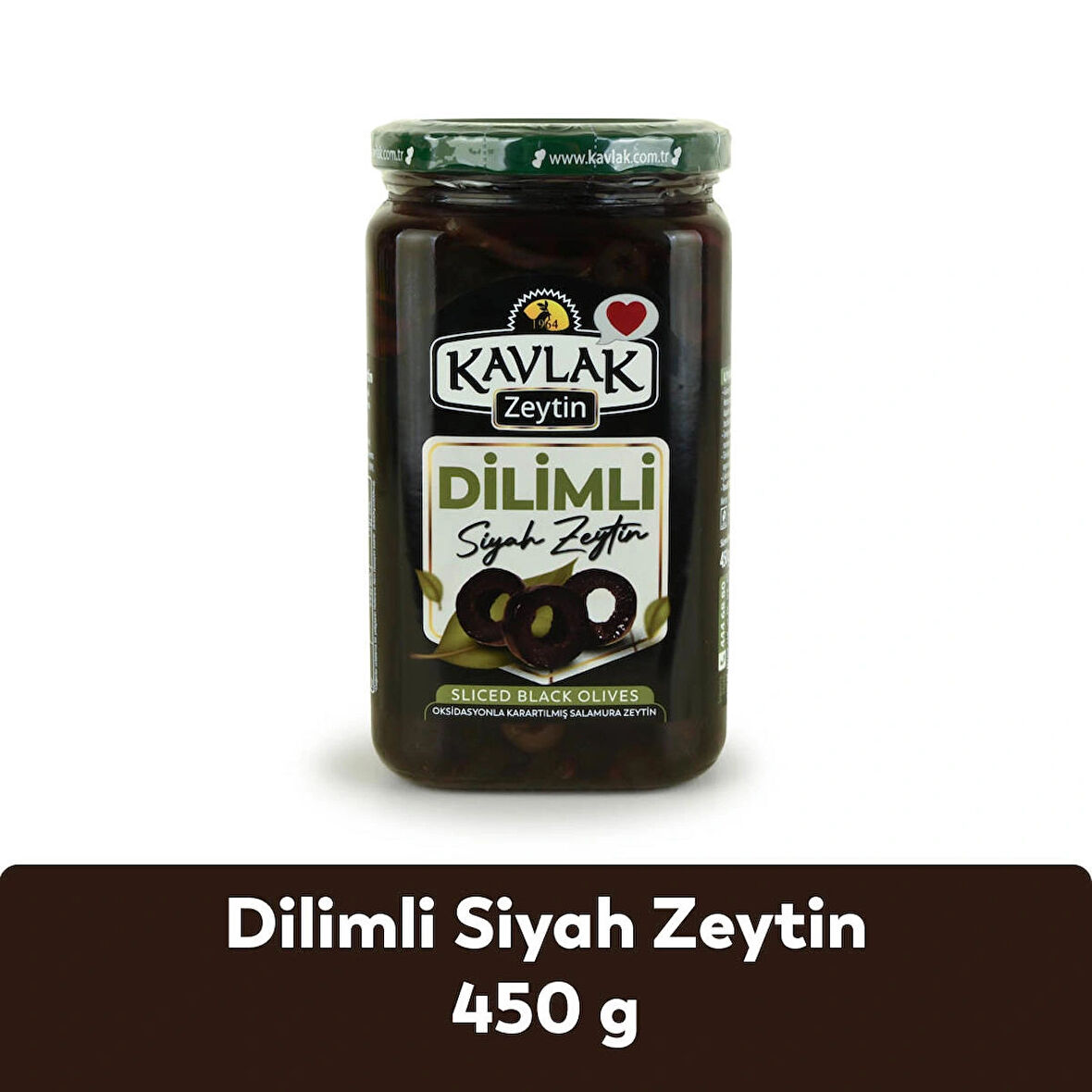 Kavlak Dilimli Siyah Zeytin 450 GR
