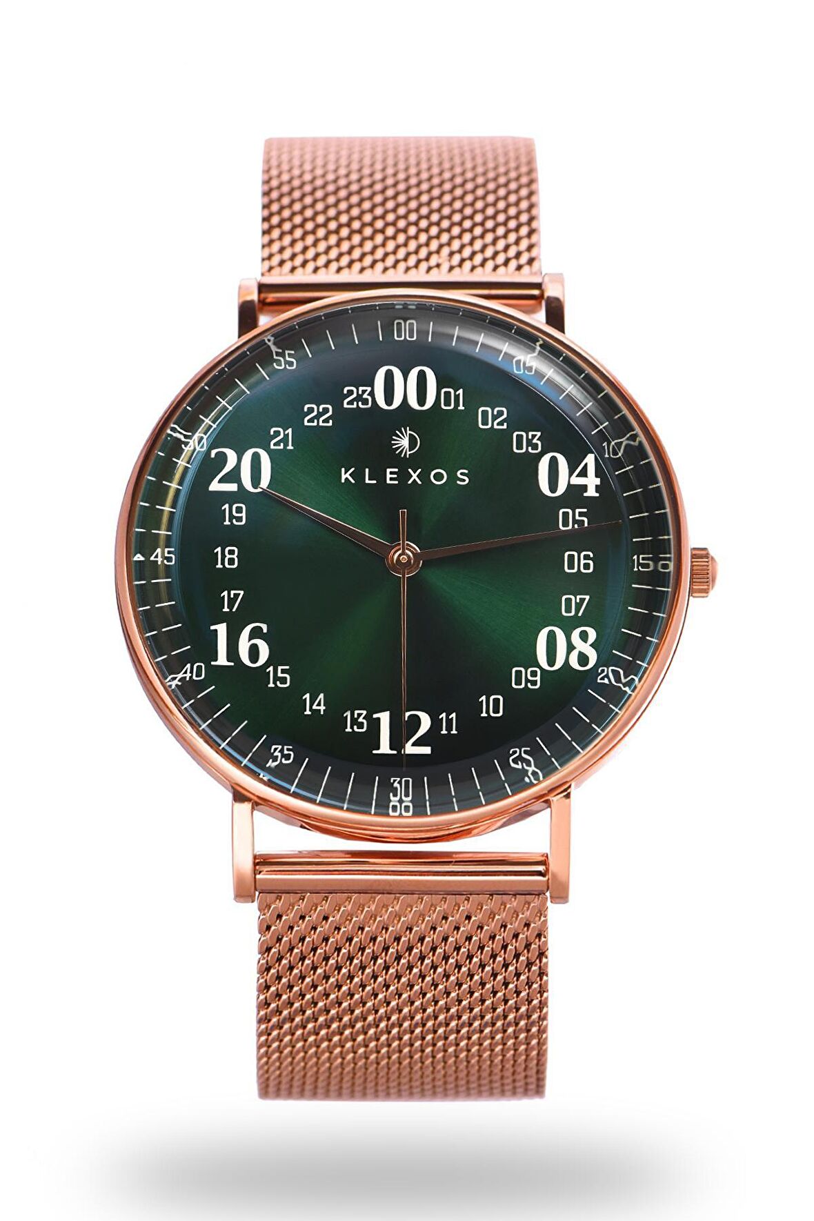 KLEXOS 24 Saat Kadranlı Kol Saati | Dream Troya Rose Gold