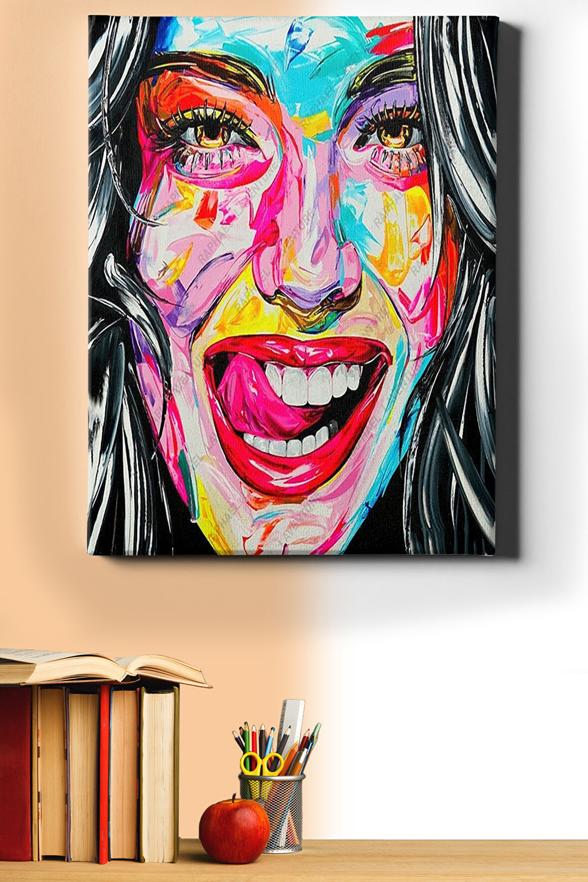 Sayılarla Boyama Seti Kasnaklı Ruhun Renkleri 60 X 75 Cm