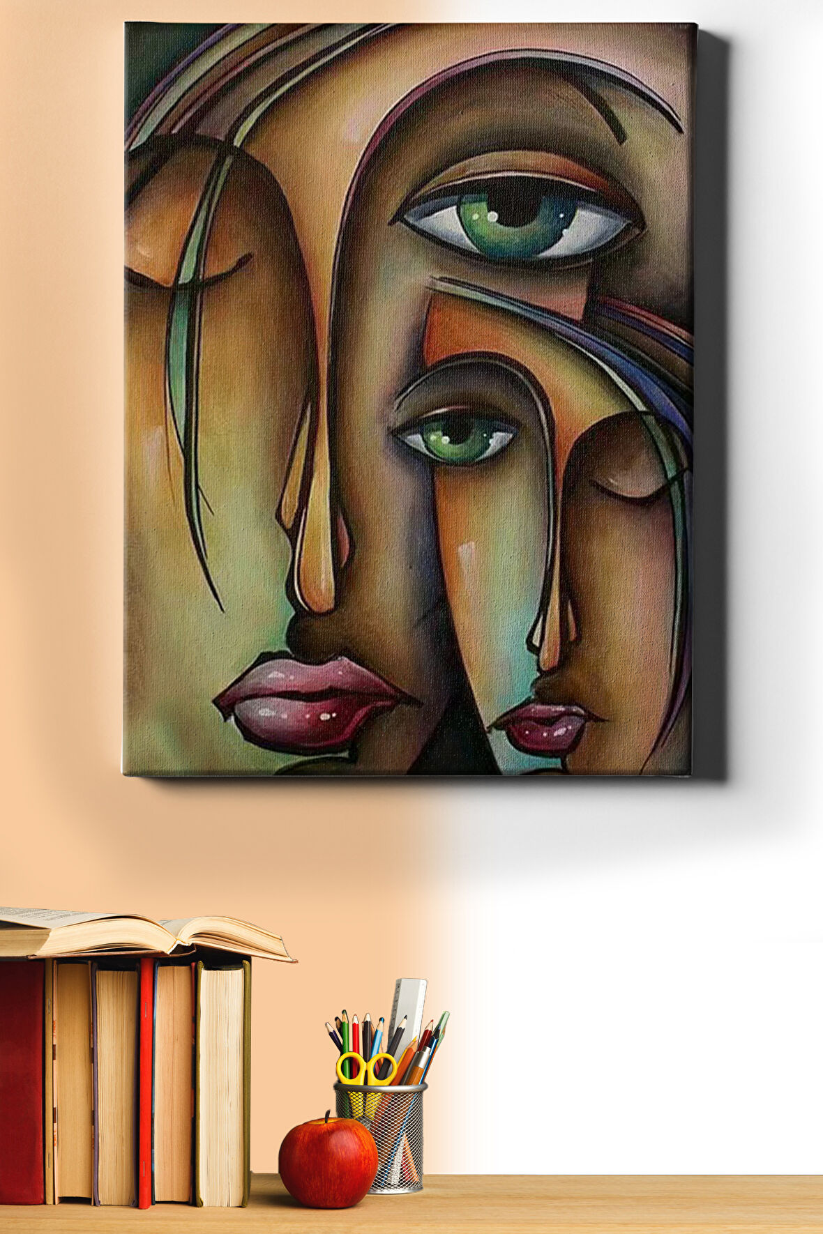 Sayılarla Boyama Seti Kasnaklı Silüet 40 X 50 Cm