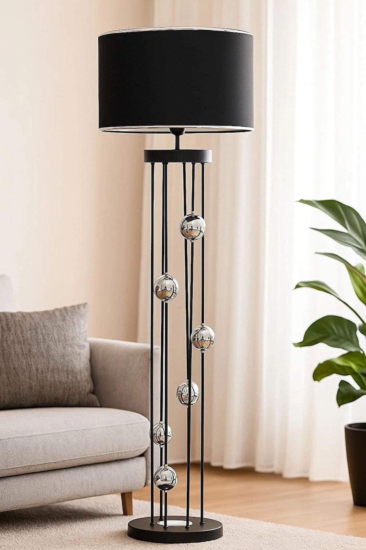 LAMBADER AURA SİYAH KROM