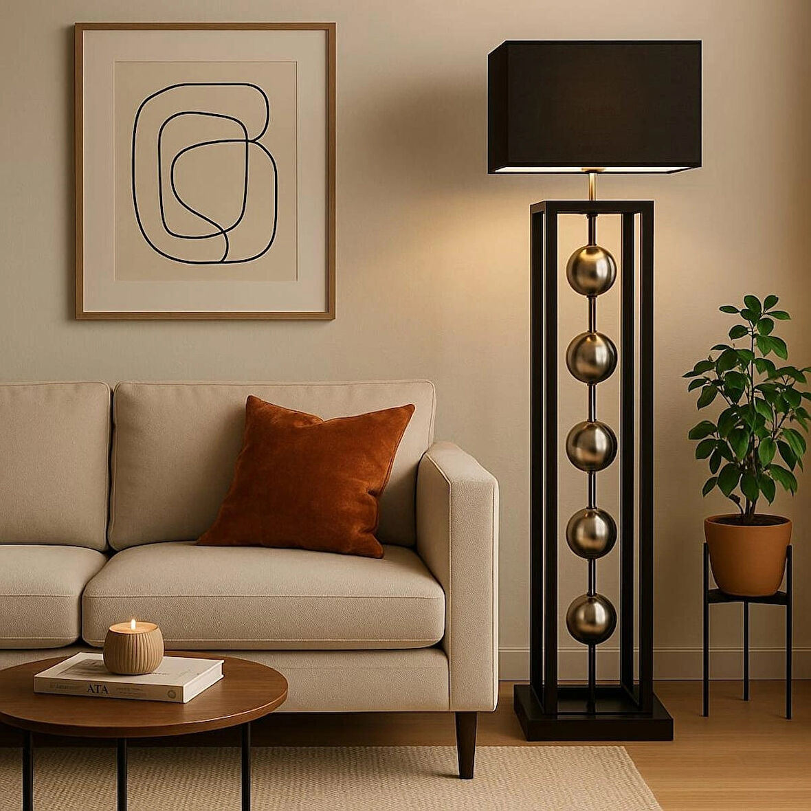 LAMBADER LUNA SİYAH GÜMÜŞ