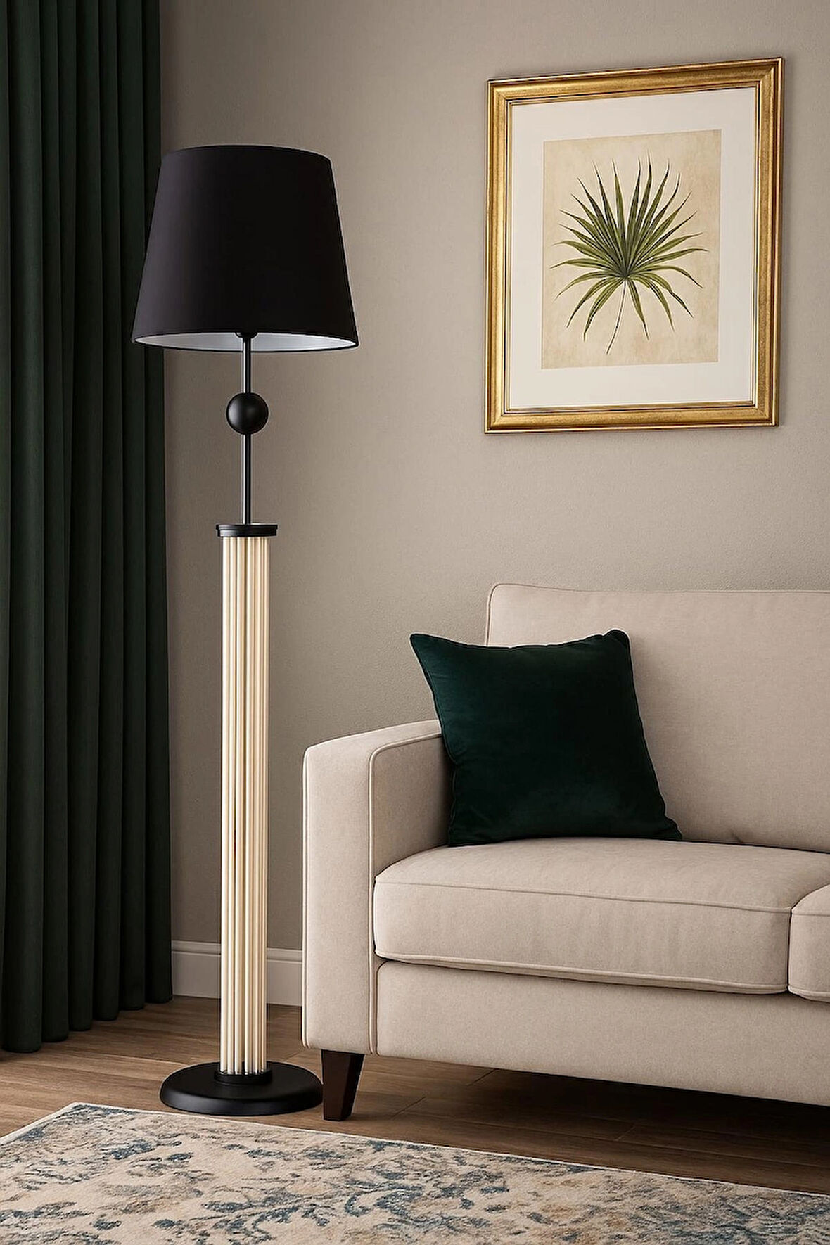 LAMBADER LYRA KREMSİYAH