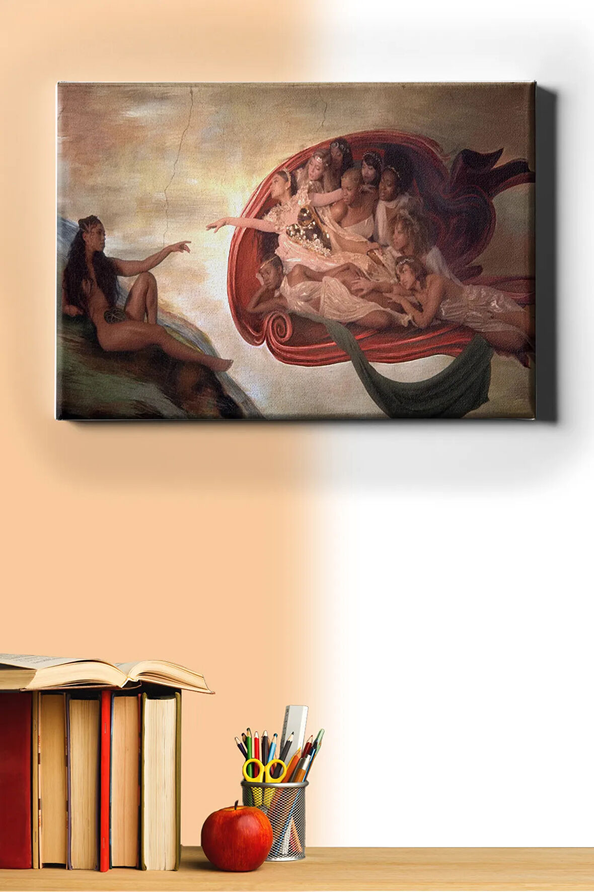 Sayılarla Boyama Seti Kasnaklı Güzel Kadınlar 60x75 Cm