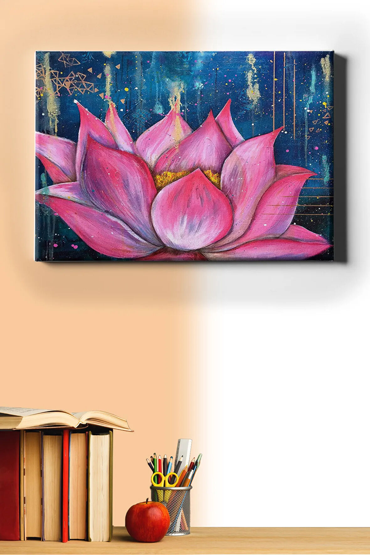 Sayılarla Boyama Seti Kasnaklı Pembe Rüya 60x75 Cm