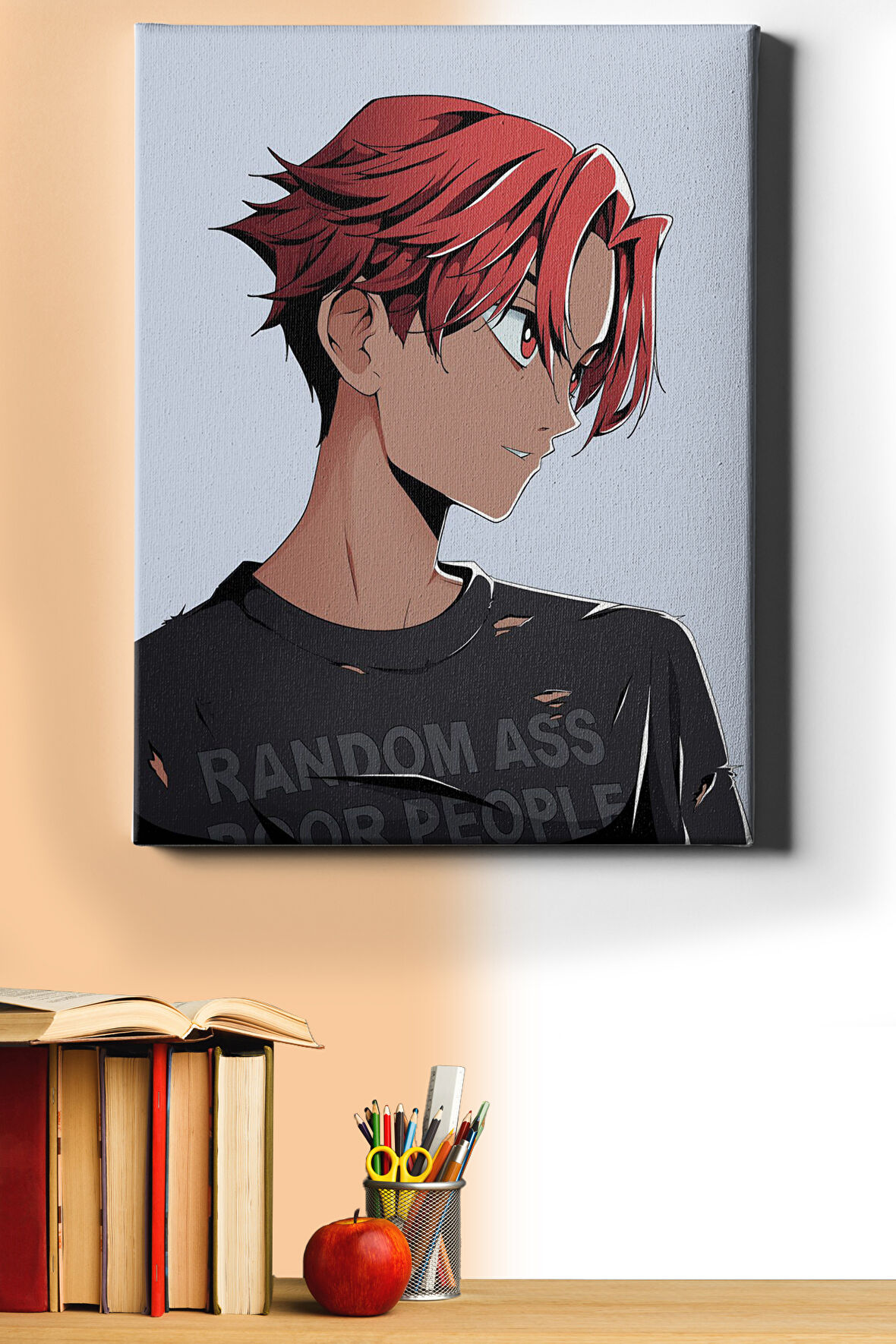 Sayılarla Boyama Seti Çerçeveli Kasnaklı Serseri Anime 50x65 Cm