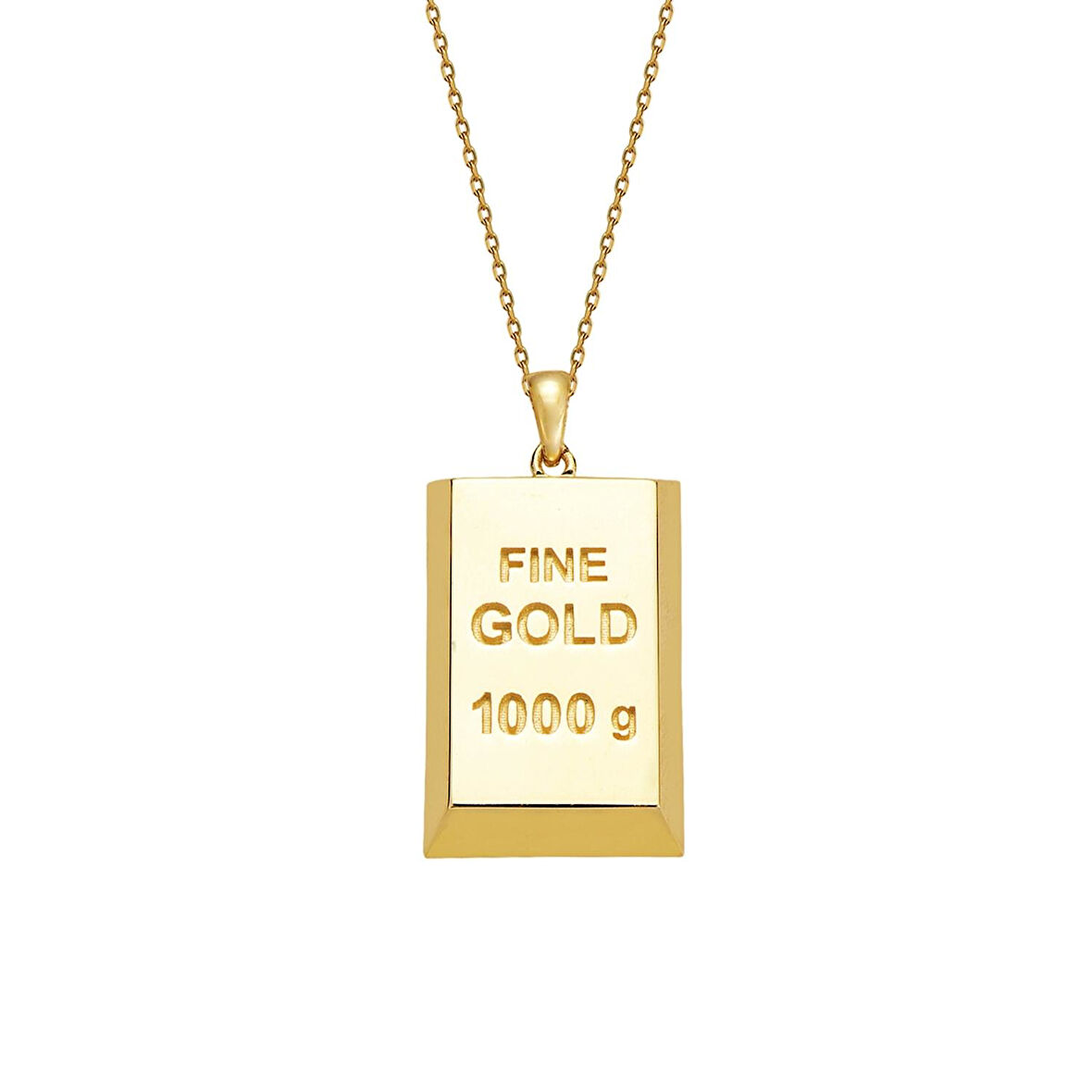 Külçe Altın Kolye 14 Ayar