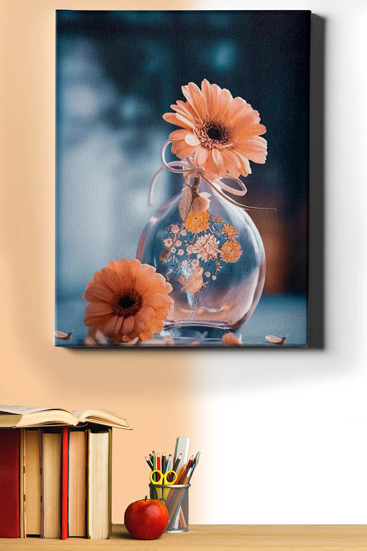 Kasımpatı Sayılarla Boyama Seti Kasnaklı 50x65