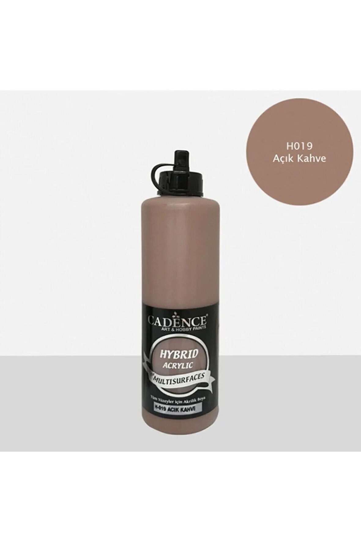Boya Hybrid Multisurface Akrilik Boya 500 Ml. H-019 Açık Kahve