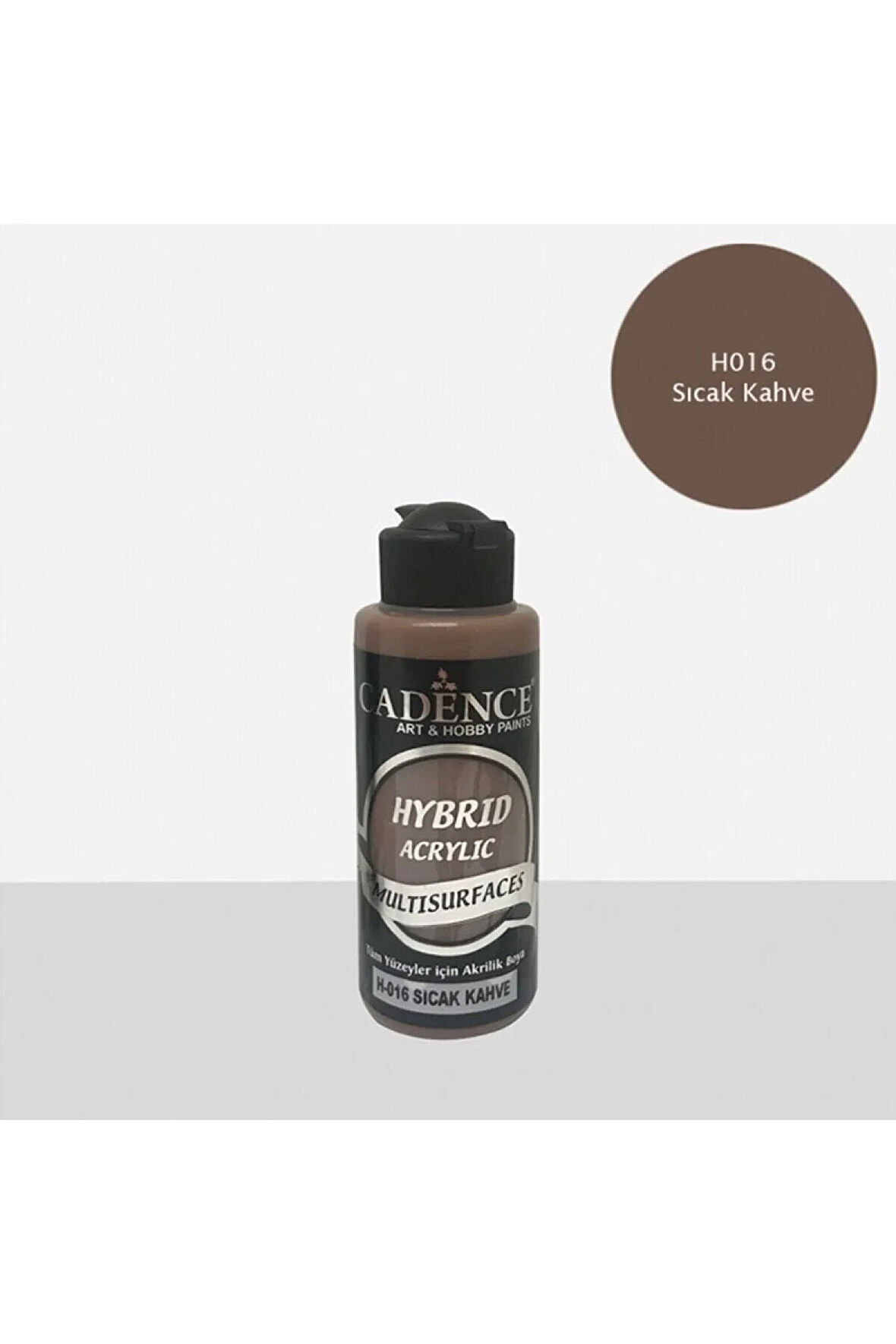 Hibrit Multisurface Akrilik Boya 120 Ml H016 Sıcak Kahve