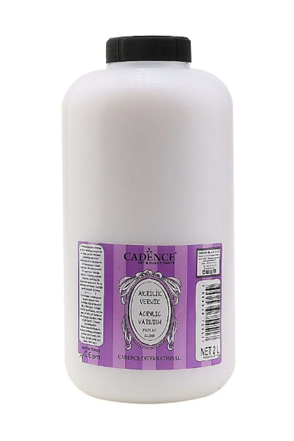 Su Bazlı Akrilik Parlak Vernik 2000 Ml