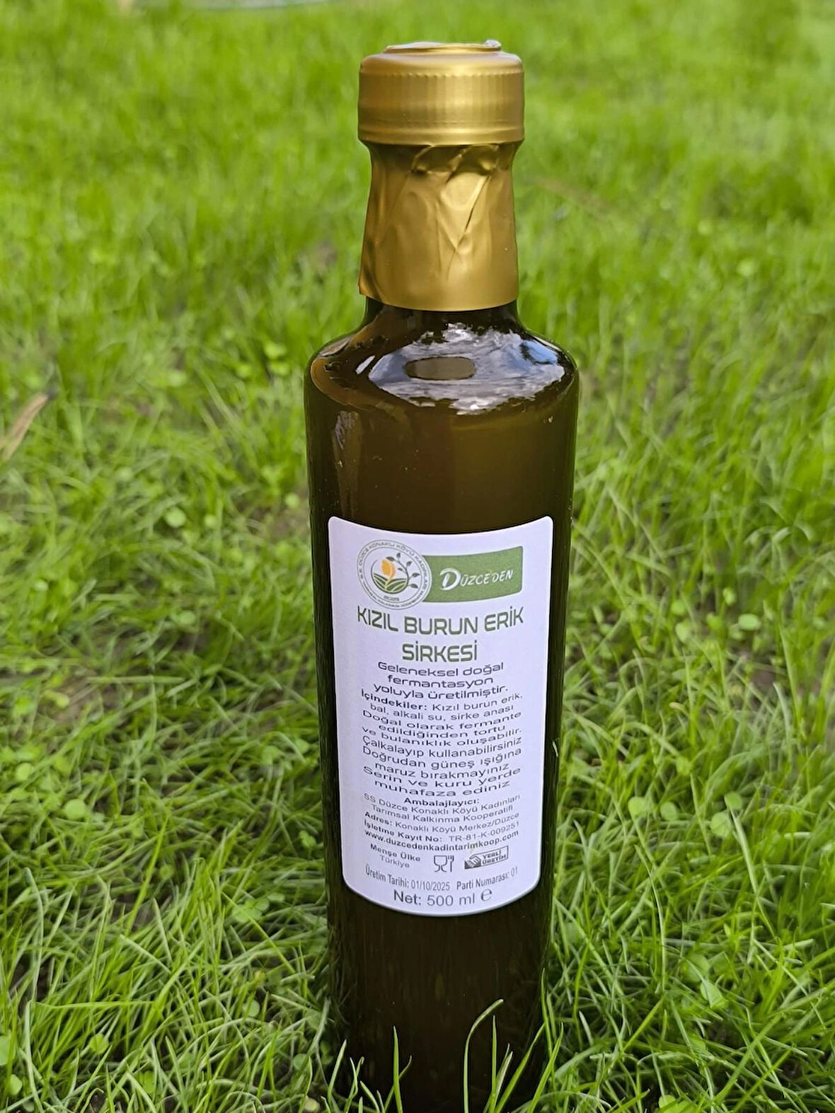 Düzce'den Kızılburun Erik Sirkesi 500 ml