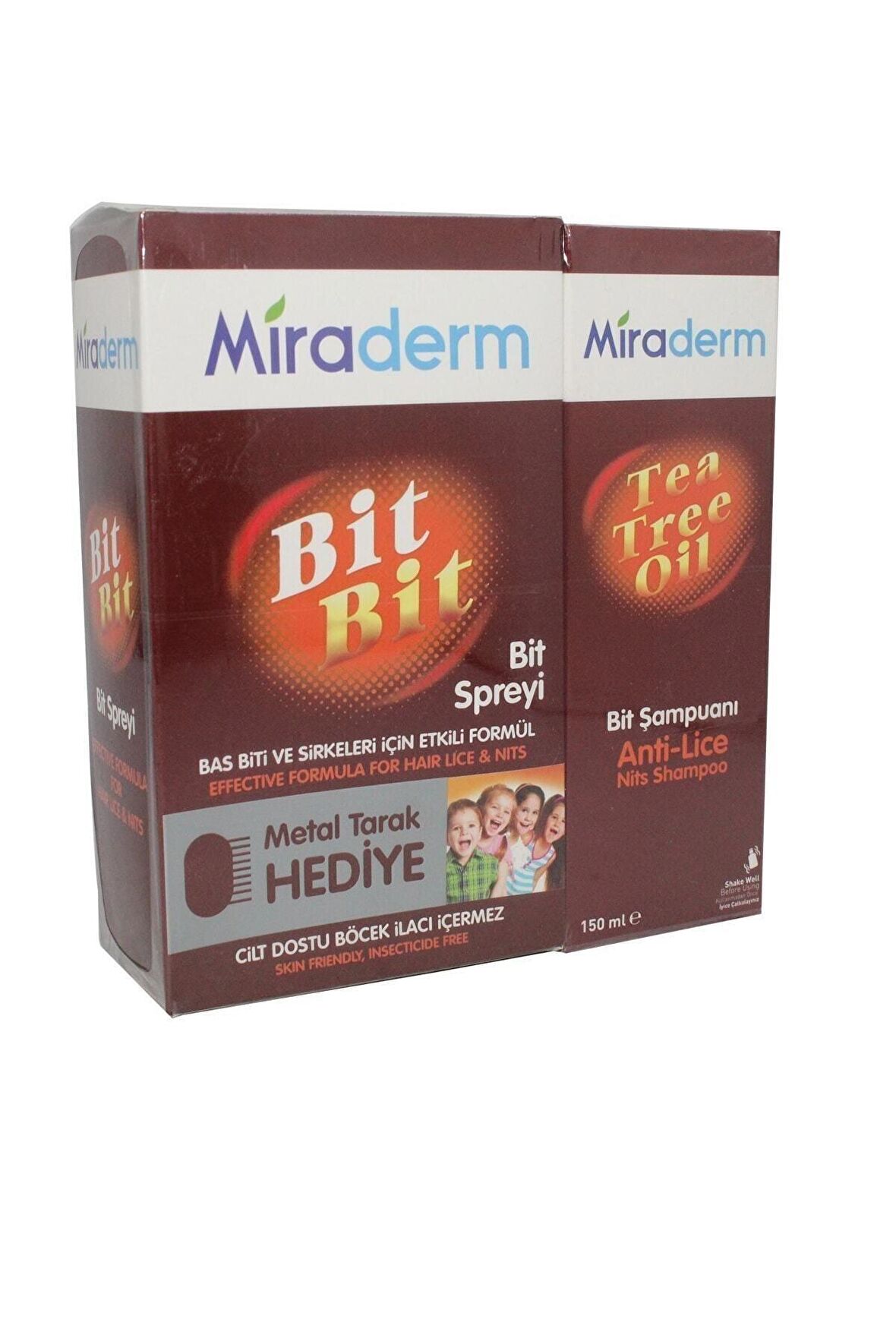 Miraderm Bit Şampuanı + Sprey Set 