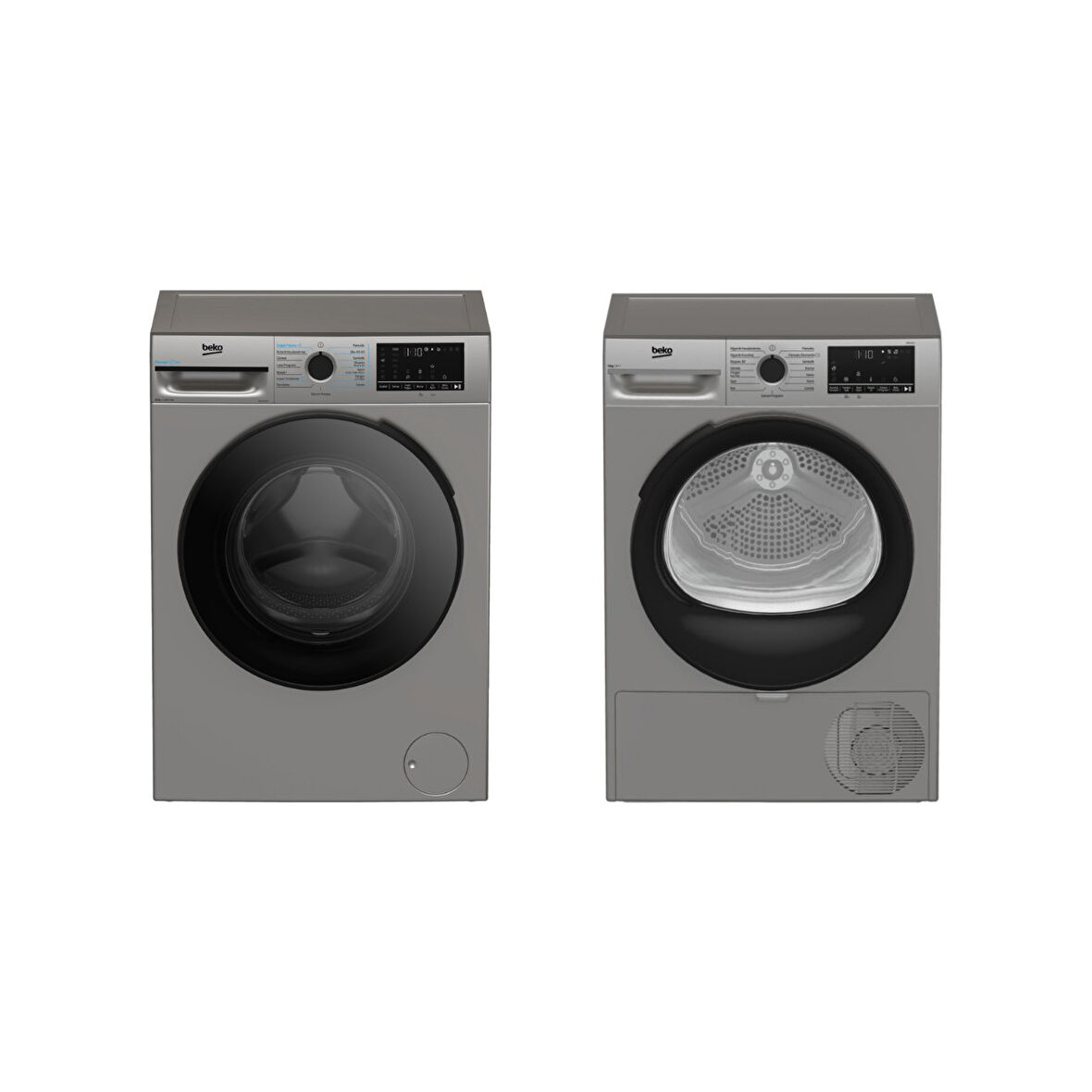 Beko Silver Çeyiz Seti (Cmx 10120 S Çamaşır Makinesi+ Kmx 90 S Kurutma Makinesi)