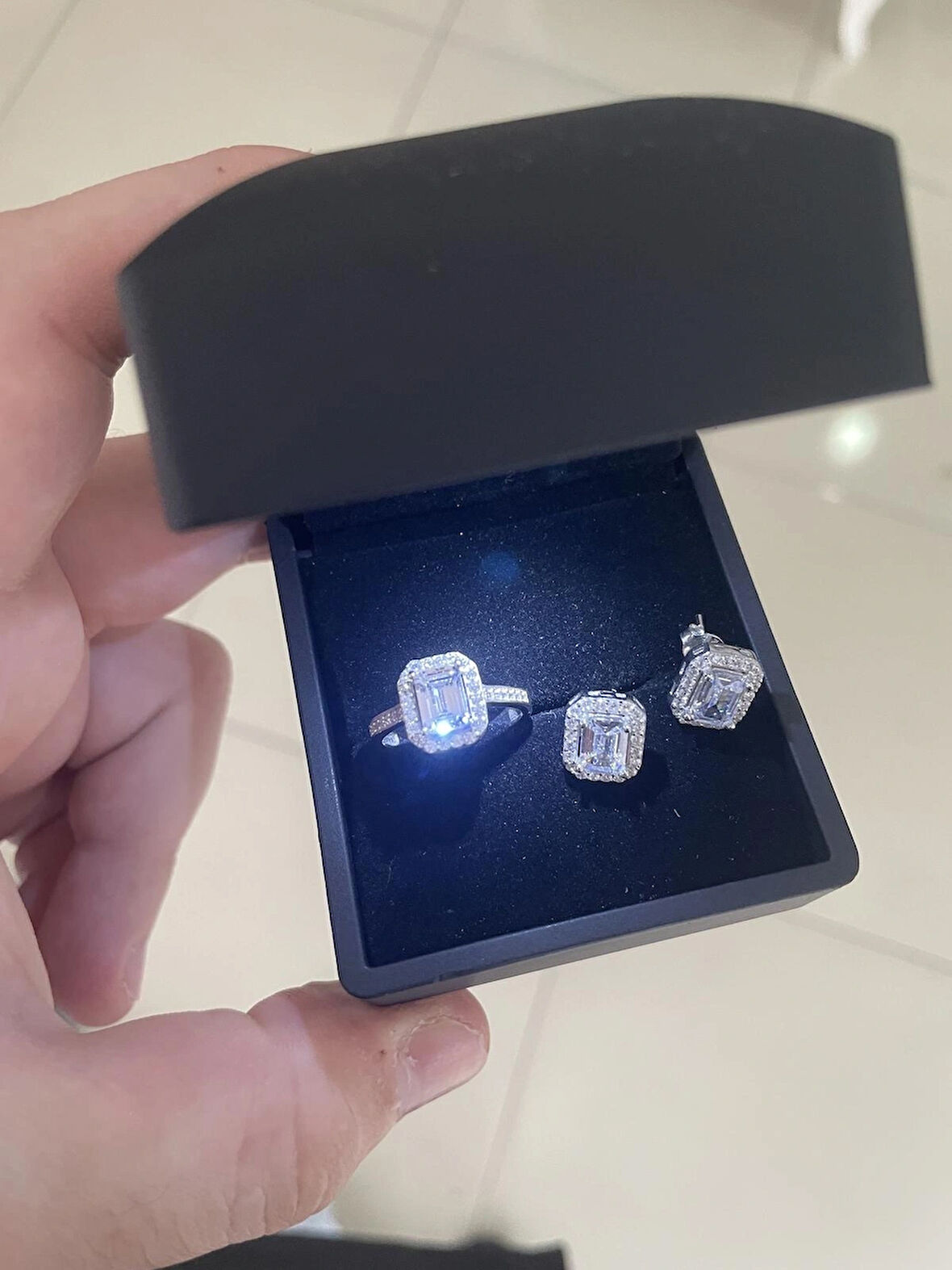 Gümüş CARAT STONE YÜZÜk