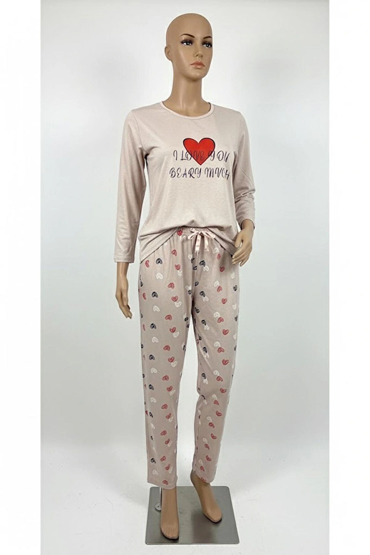 Enisa uzun kollu kadın pijama takımı 