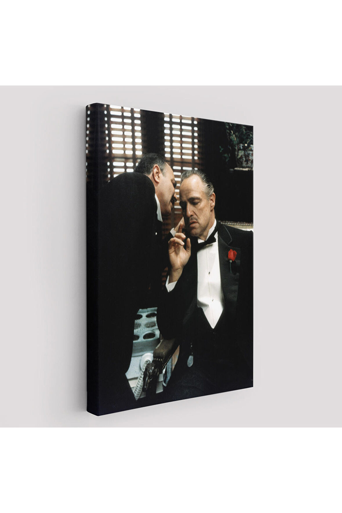 The Godfather Kanvas Tablo, Vito Corleone Film Sahnesi Kanvas Tablo