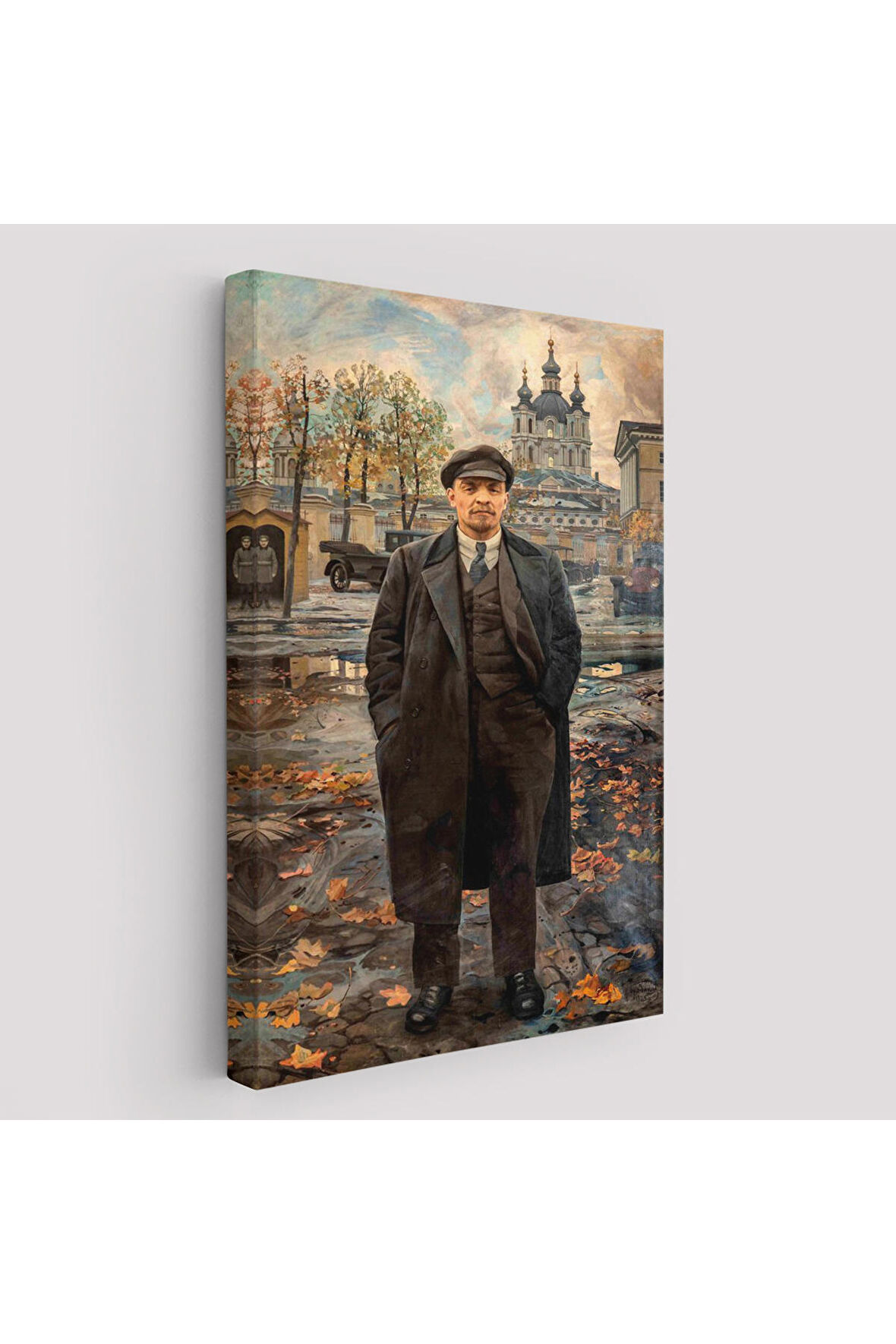 Vladimir Lenin Sovyet Dönemi Rusya Dekoratif Duvar Tablosu