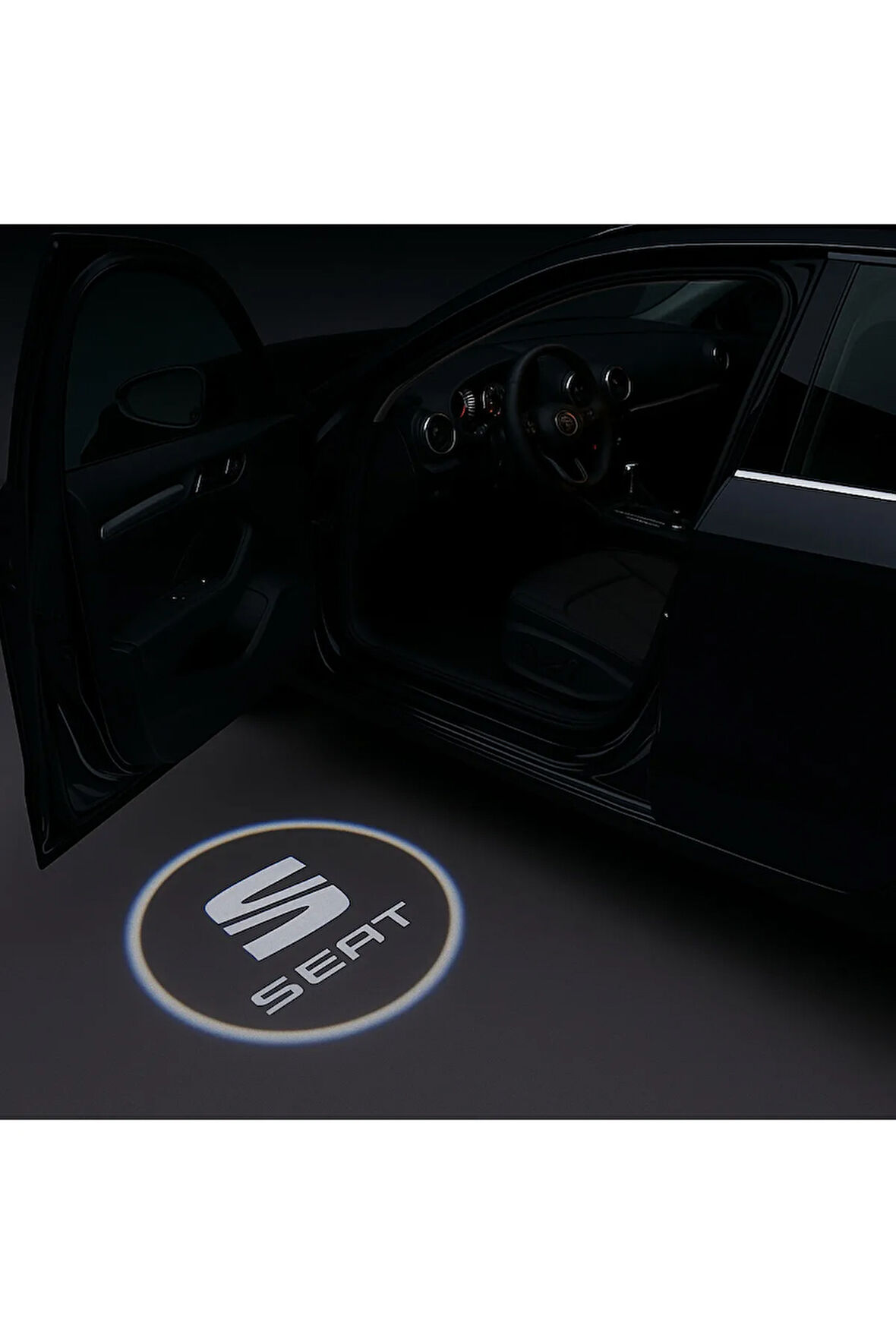 Seat Kapı Altı Logo Kapı Altı Led Mesafe Sensörlü Pilli Yapıştırmalı Yeni Nesil