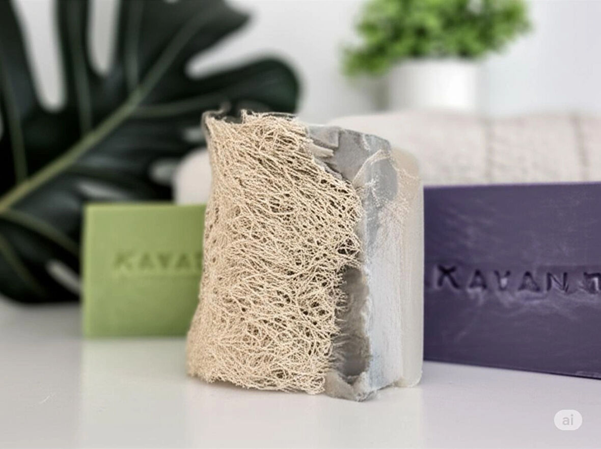 KAIA AKTIF KARBON OZLU SUTLU KABAK LIFLI SABUN 160GRAM 2Lİ