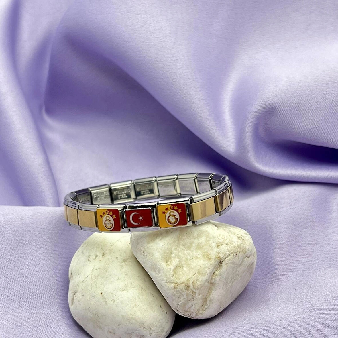 İtalyan Çelik Charm Bileklik