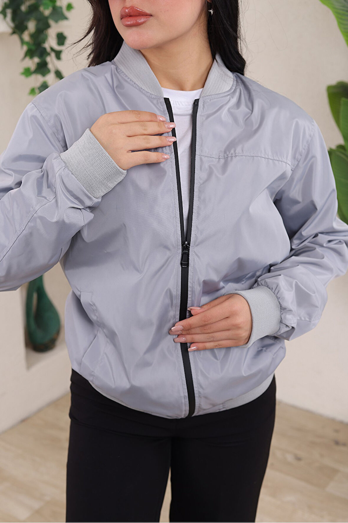 Bomber Kolej Su Geçirmez Ceket