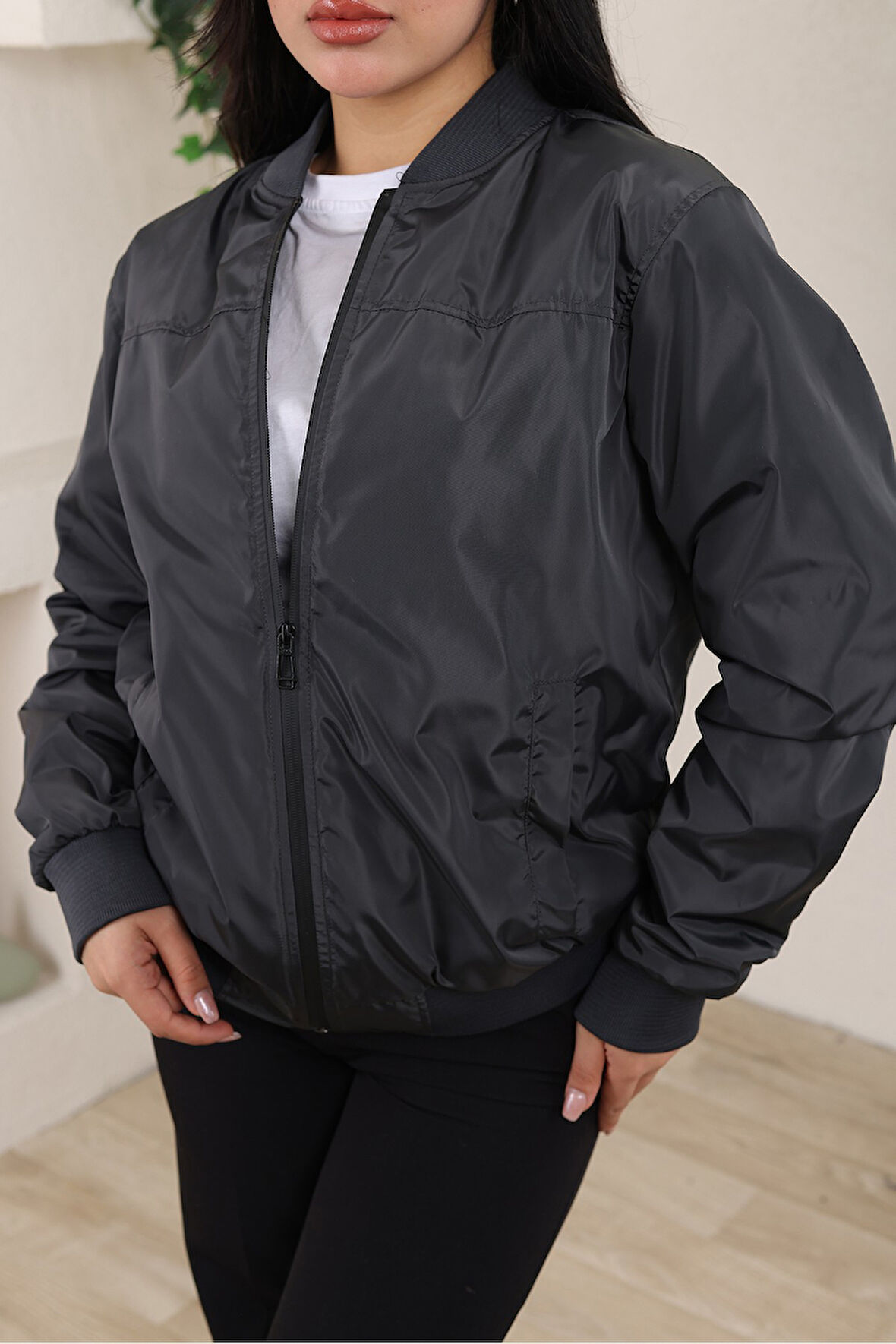 Bomber Kolej Su Geçirmez Ceket