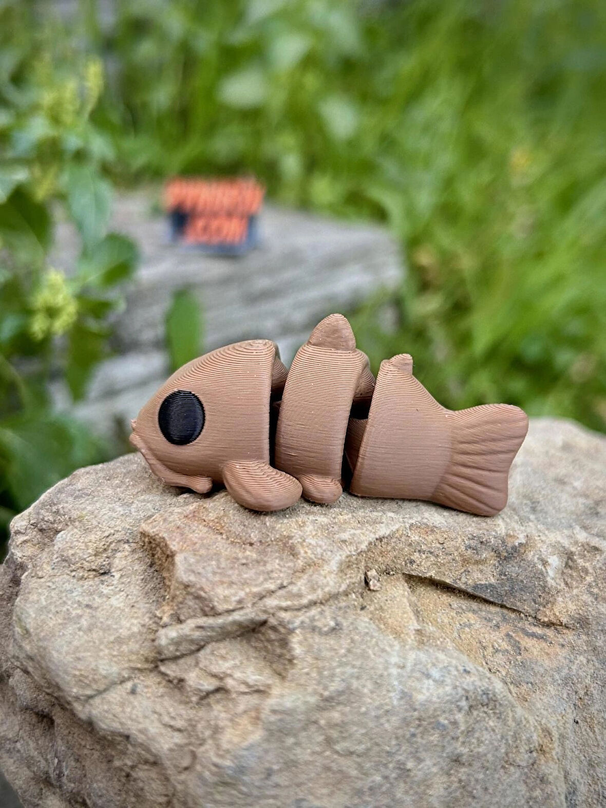  Oyuncak Kedi Balığı - Derin Denizlerin Gizemli Dostu!😺+🐠🌊 🐾3D Hareketli Organik Model - Orta Boy