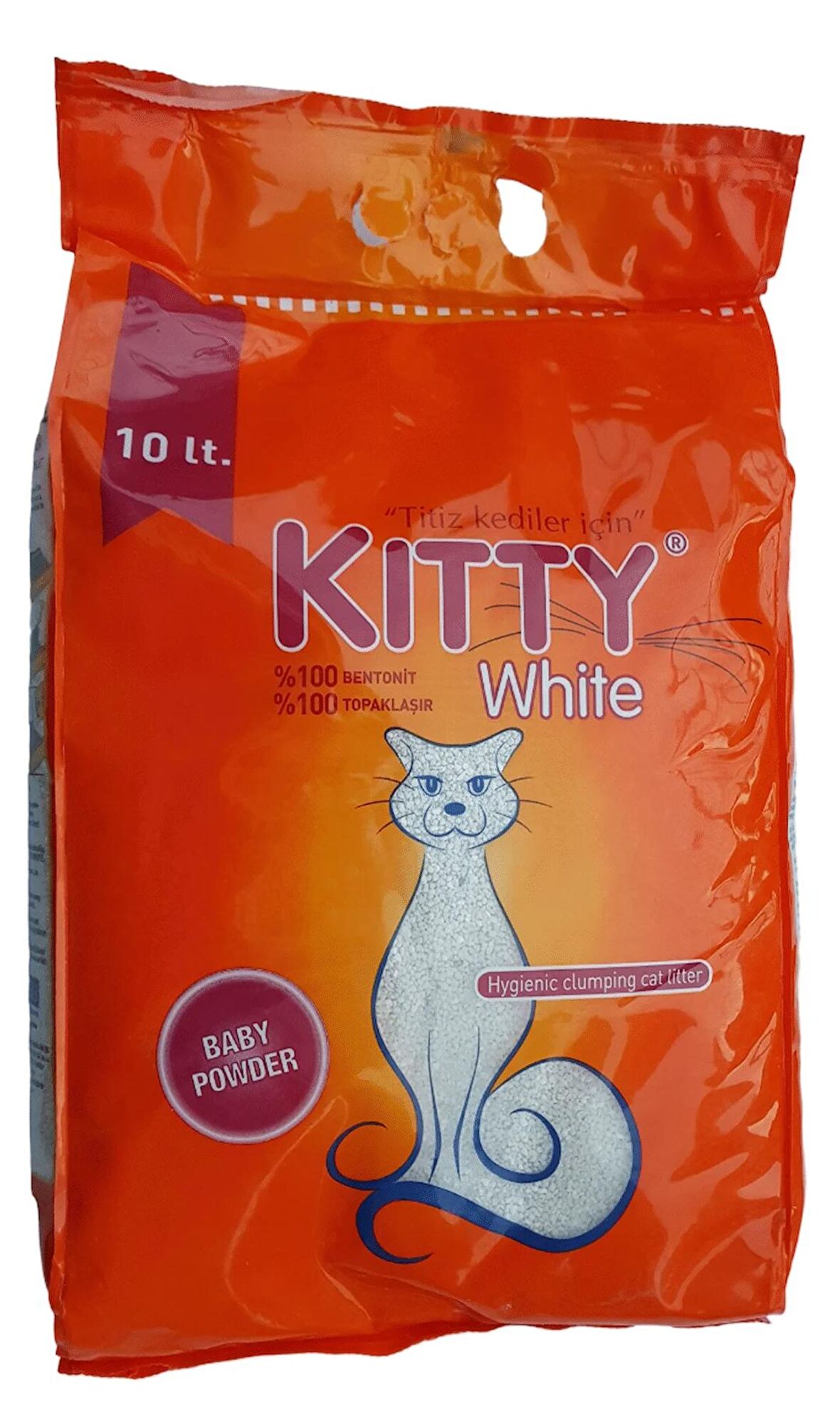 KEDİ KUMU 10 LT. kıtty beyaz