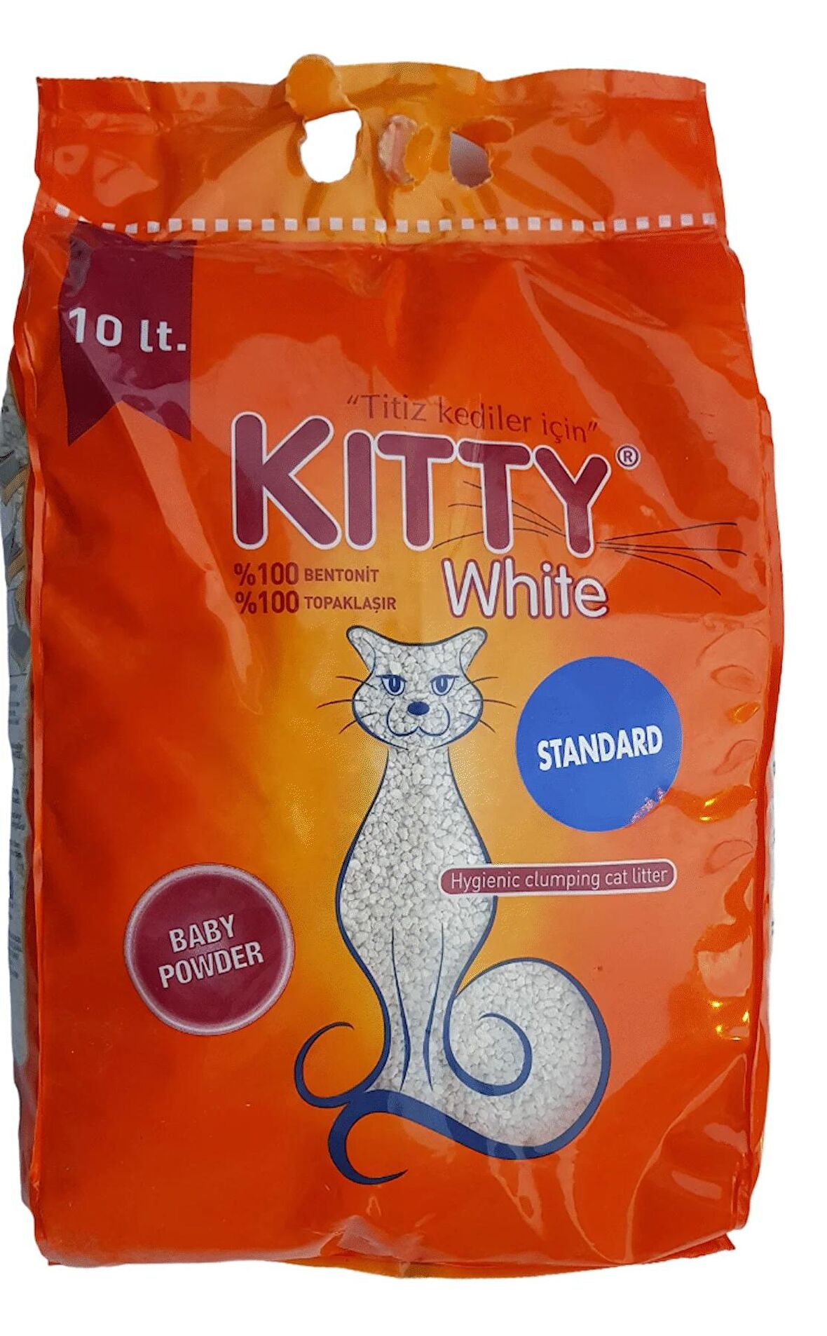 KEDİ KUMU  10 LT. kıtty beyaz