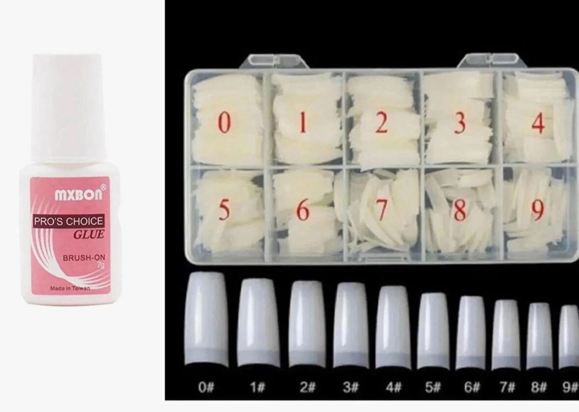 Tips Protez Tırnak Kemik ; Mxbon Fırçalı Protez Tırnak Yapiştırıcicı 7g 2li set